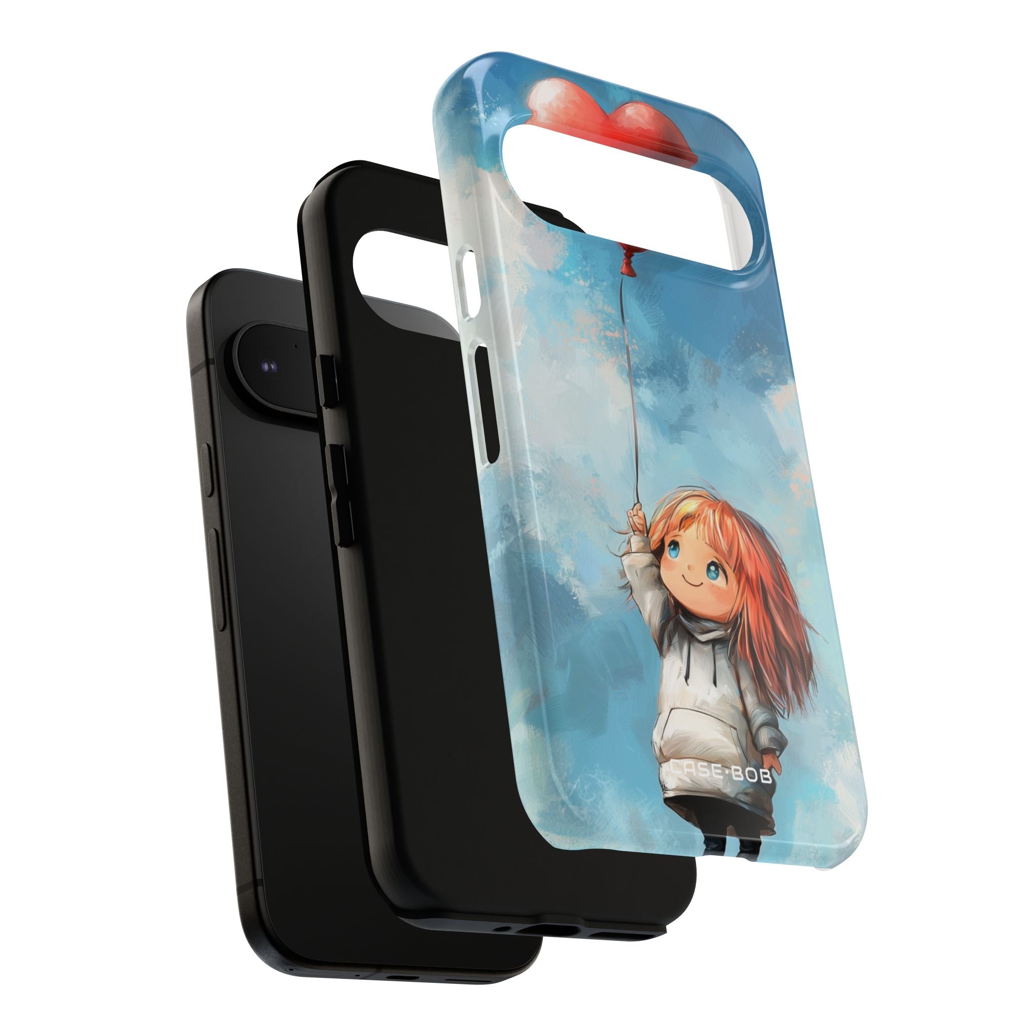 Heart Balloon Whimsy Google Pixel 9 Case - Tough