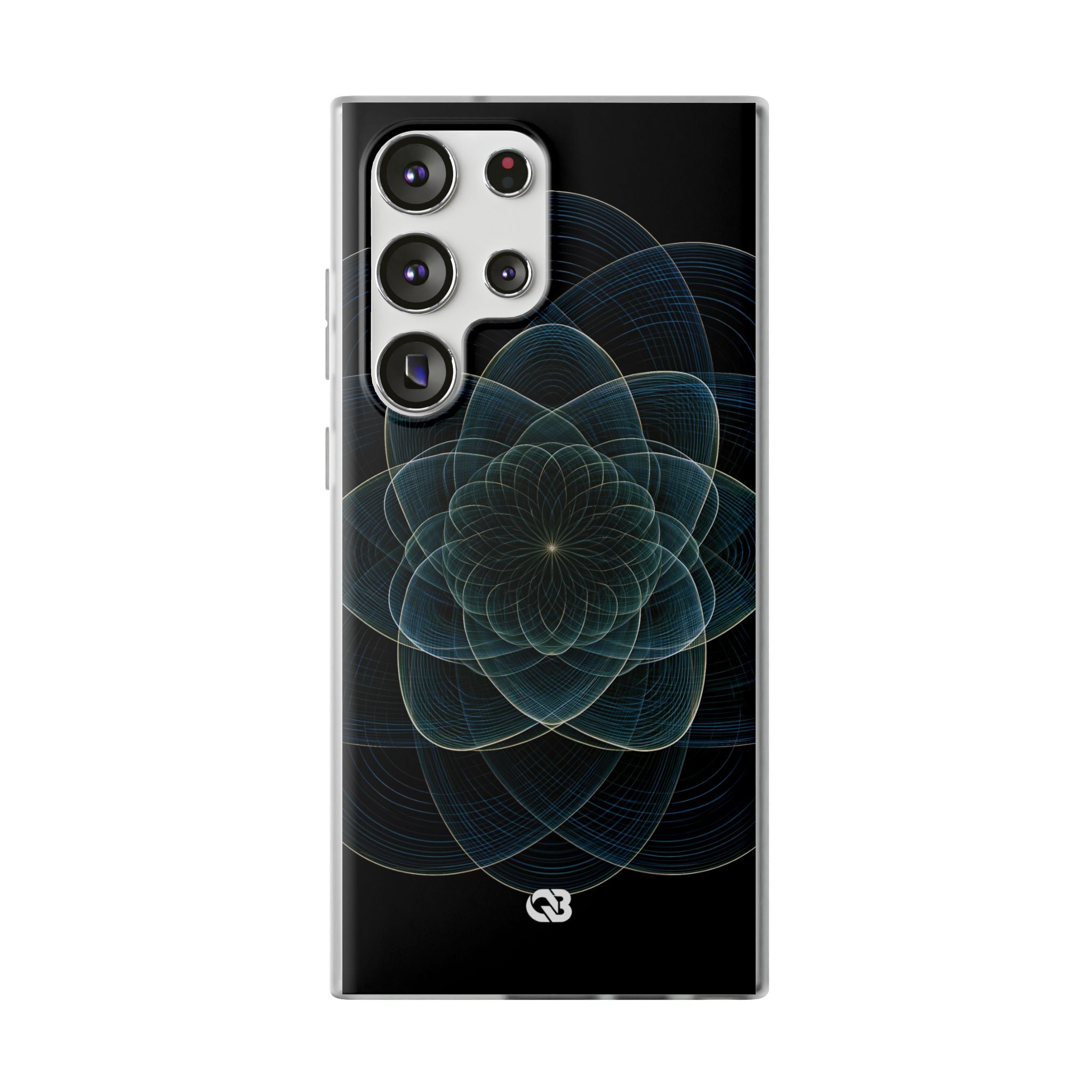 Blue Lite Phone Case for Samsung - Celestial Wireframe Bloom