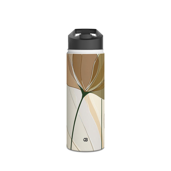 Translucent Petal Contour · Insulated Water Bottle · Beige