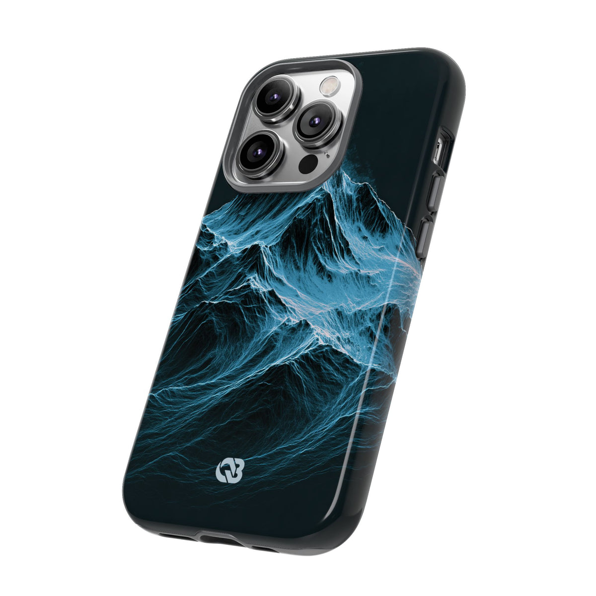 Nordic Frost Peak · Tough Phone Case for iPhone · Blue