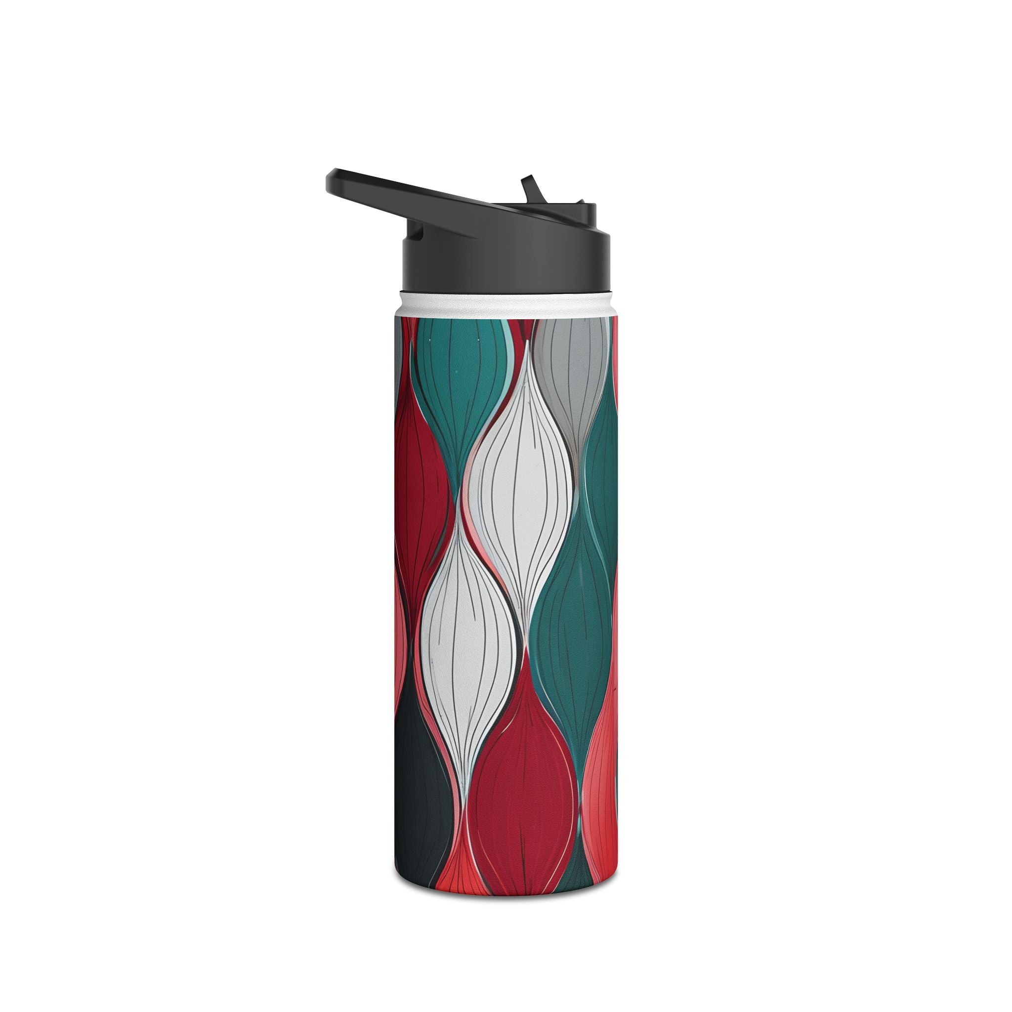 Leaf Spiral Pink - Stainless Steel Water Bottle