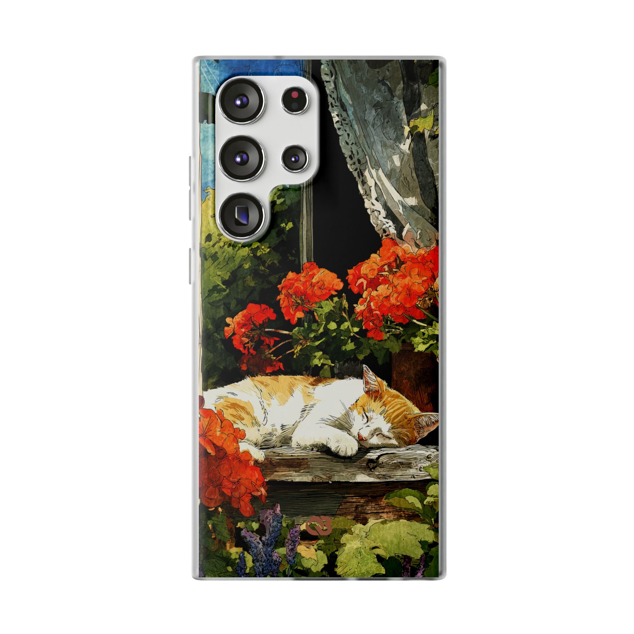 Sleeping Ginger Bloom · Soft Handyhülle für Samsung