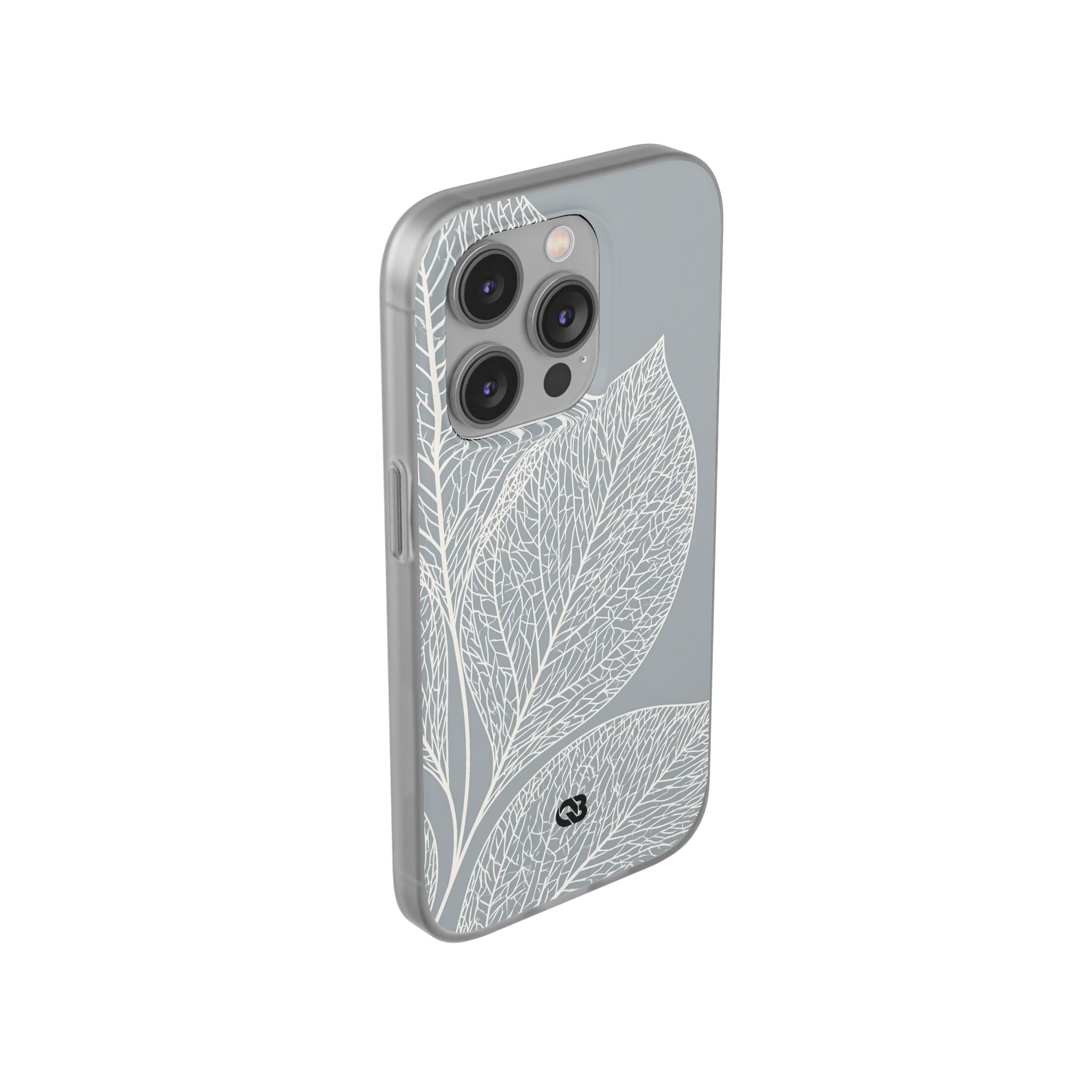 Grey Lite Phone Case for iPhone - Frosted Ash Veins