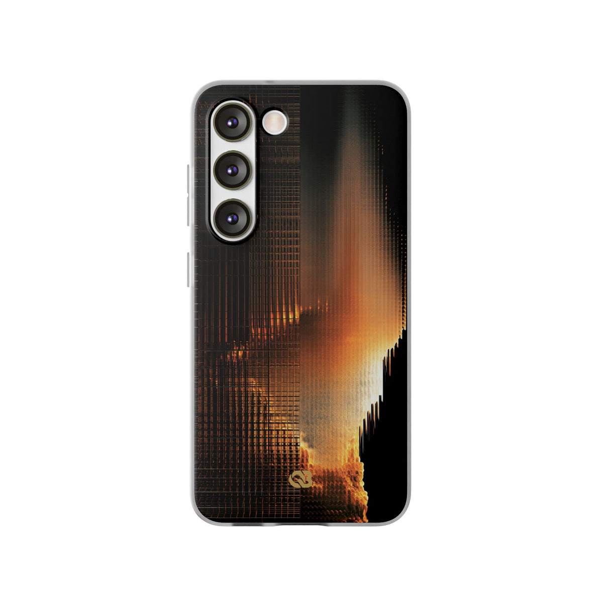 Luminous Grid · Lite Phone Case for Samsung · Black
