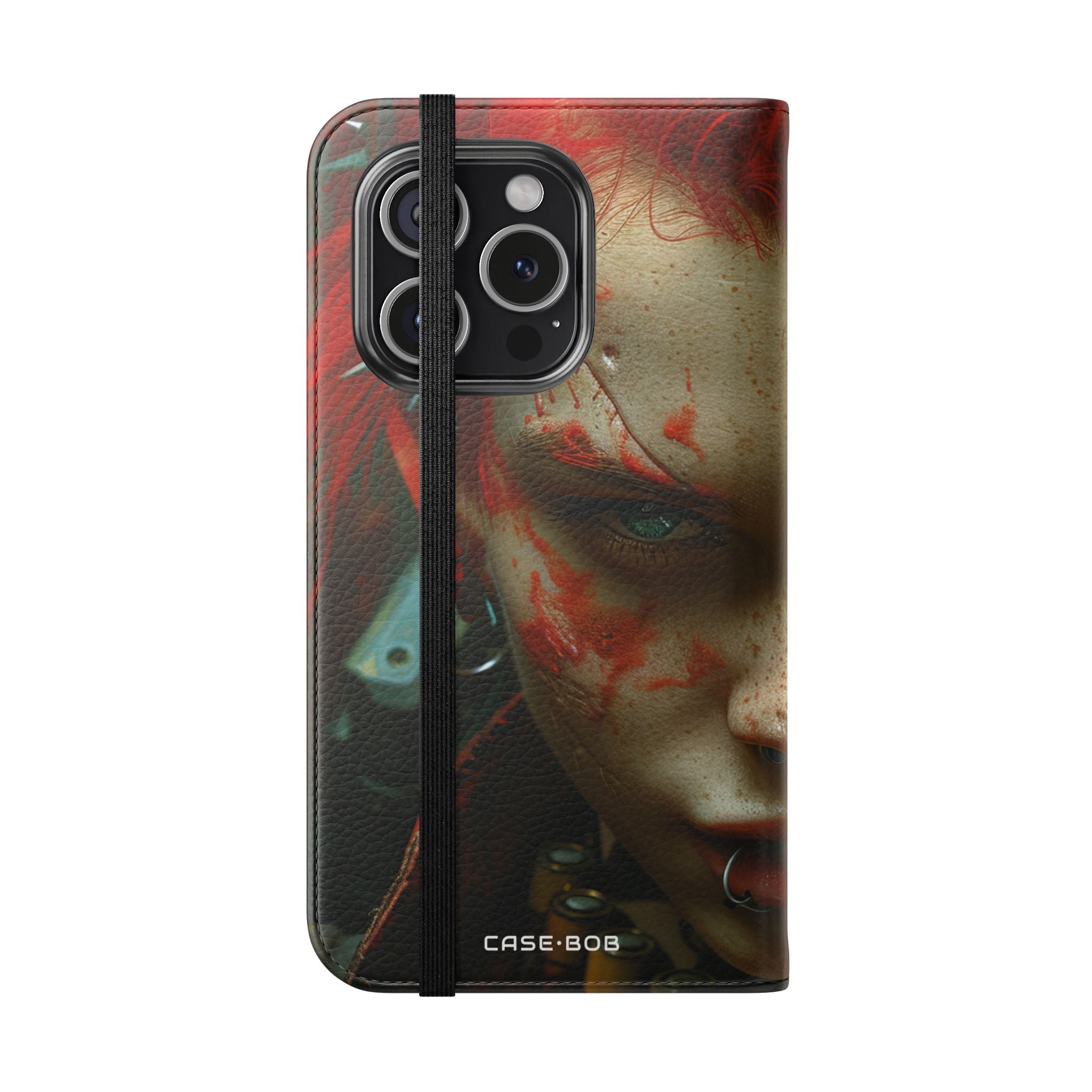 Scarlet Gaze - iPhone 15 Pro Case - Wallet