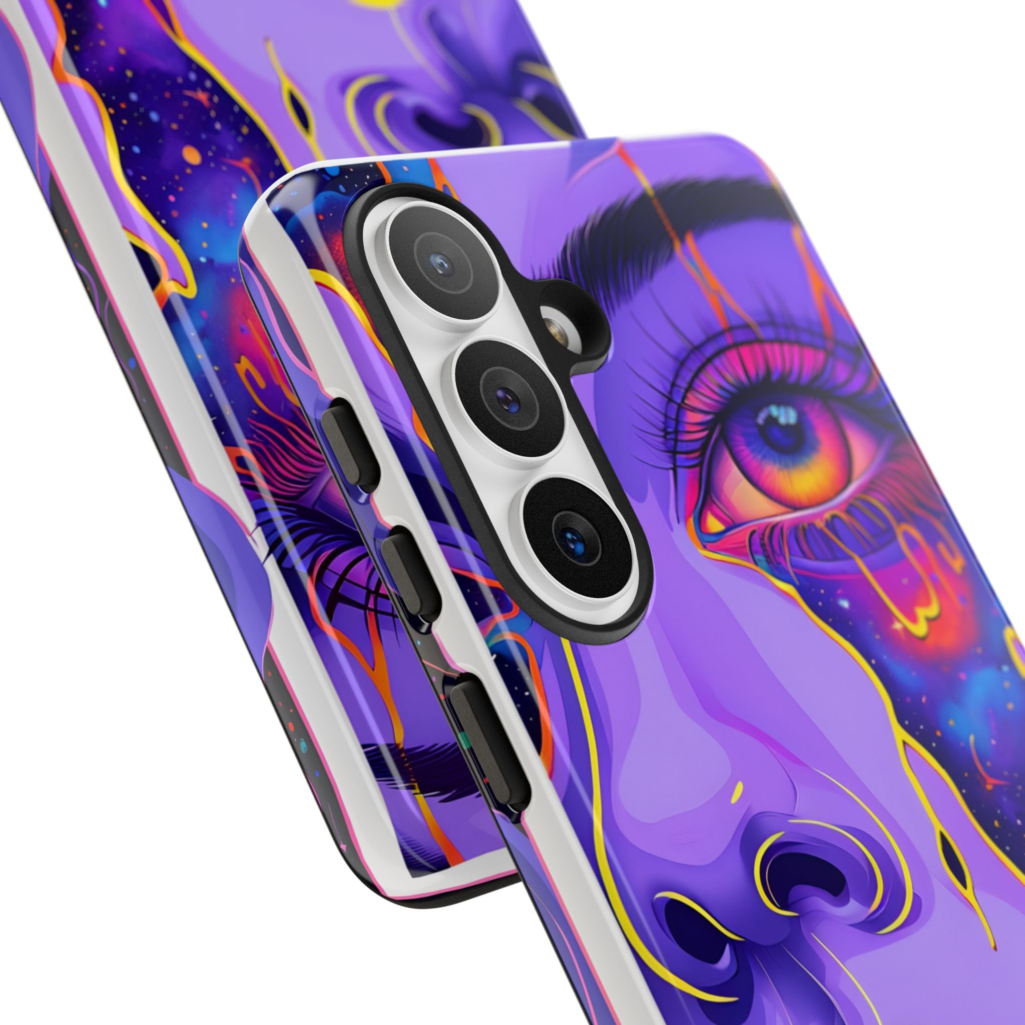 Violet Cosmic Gaze · Tough Custodia per Samsung
