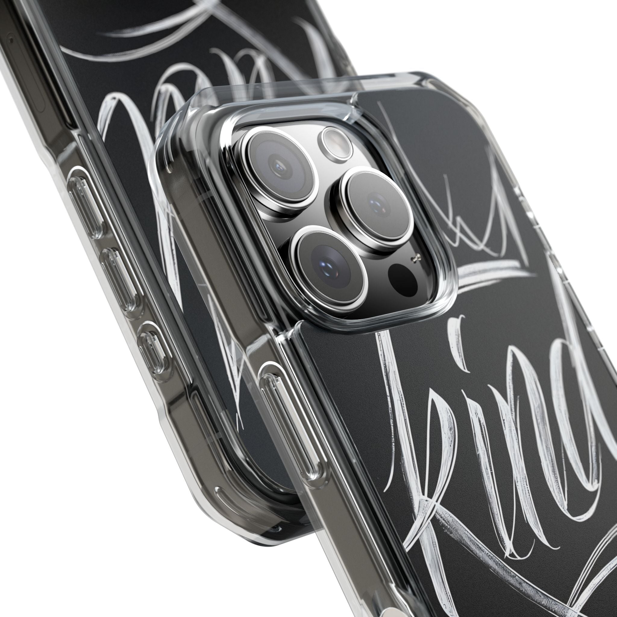 Noir Crown Script · Impact Phone Case for iPhone · Magsafe