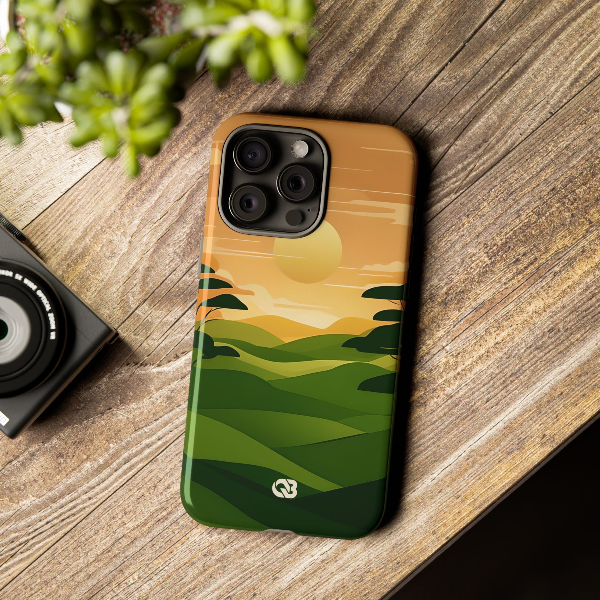 Verdant Horizon Sun · Tough Phone Case for iPhone