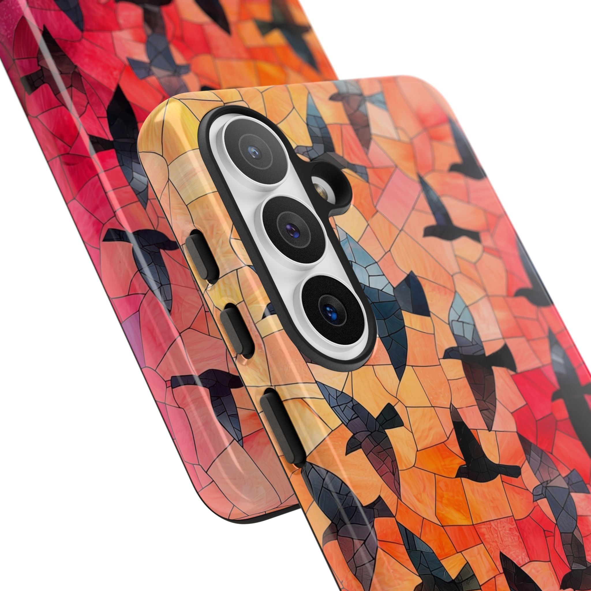 Ember Mosaic Wings · Tough Phone Case for Samsung