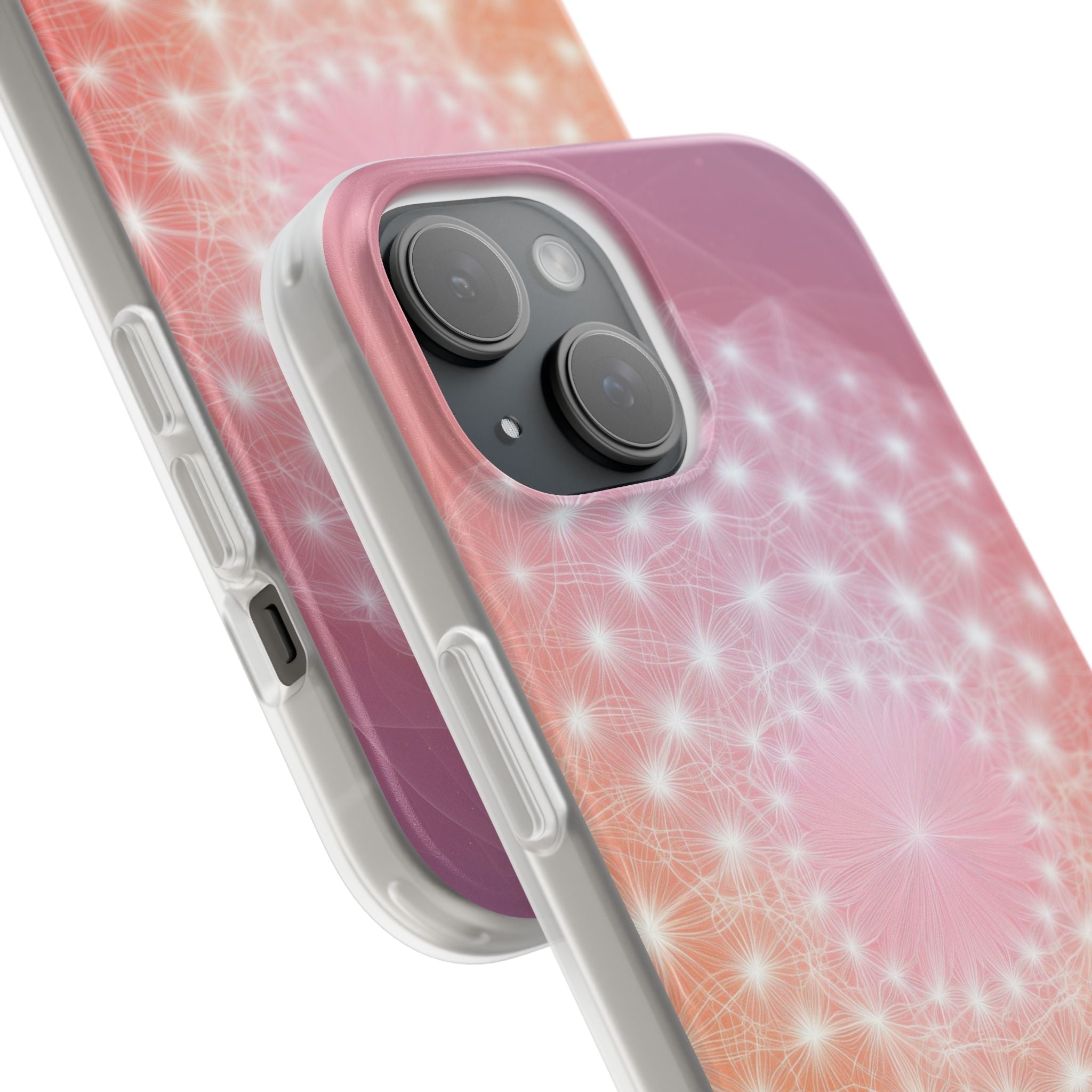 Radiant Stardust Mandala · Soft Phone Case for iPhone