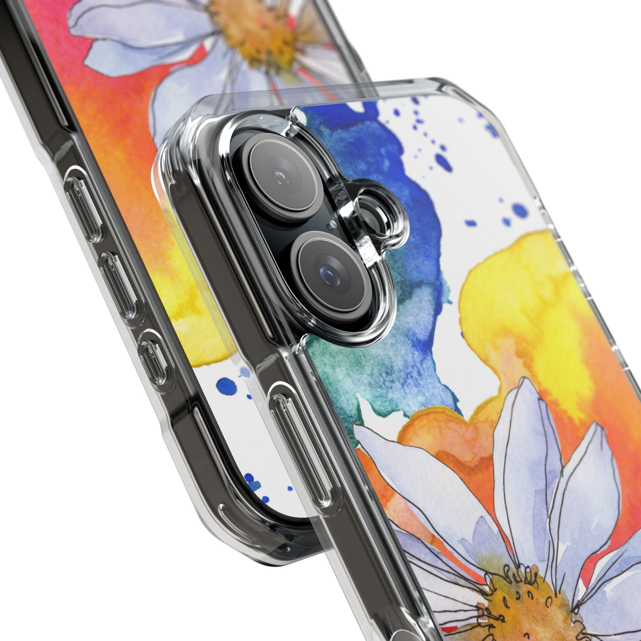 Vivid Bloom Splatter · Impact Phone Case for iPhone · Magsafe