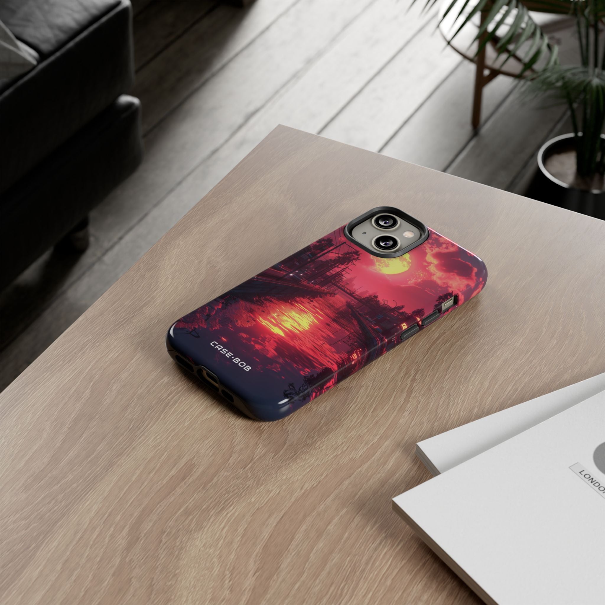 Luminous Moonlight iPhone 14 Case - Tough
