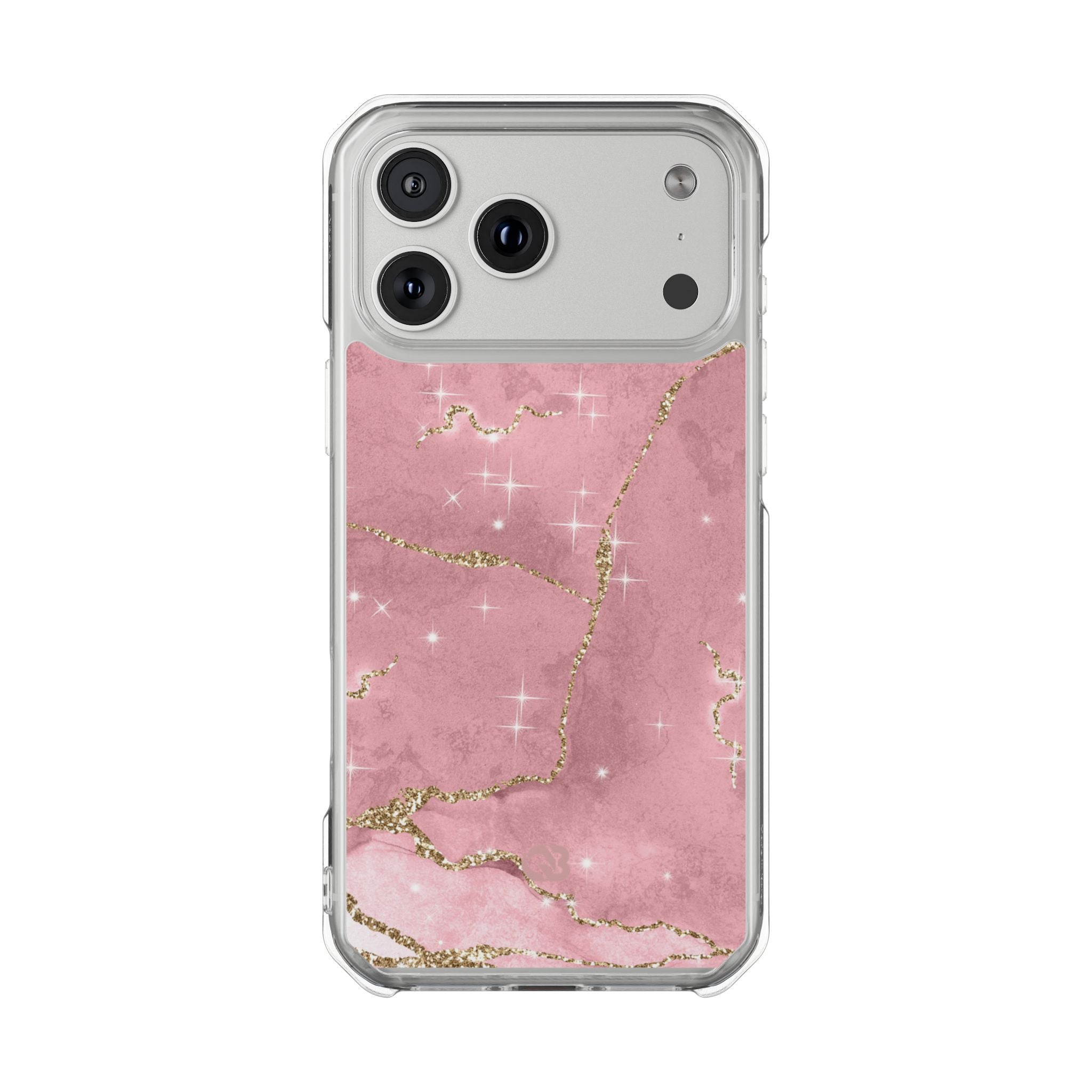 Rose Sparkle Marble · Impact Coque de téléphone pour iPhone · Magsafe