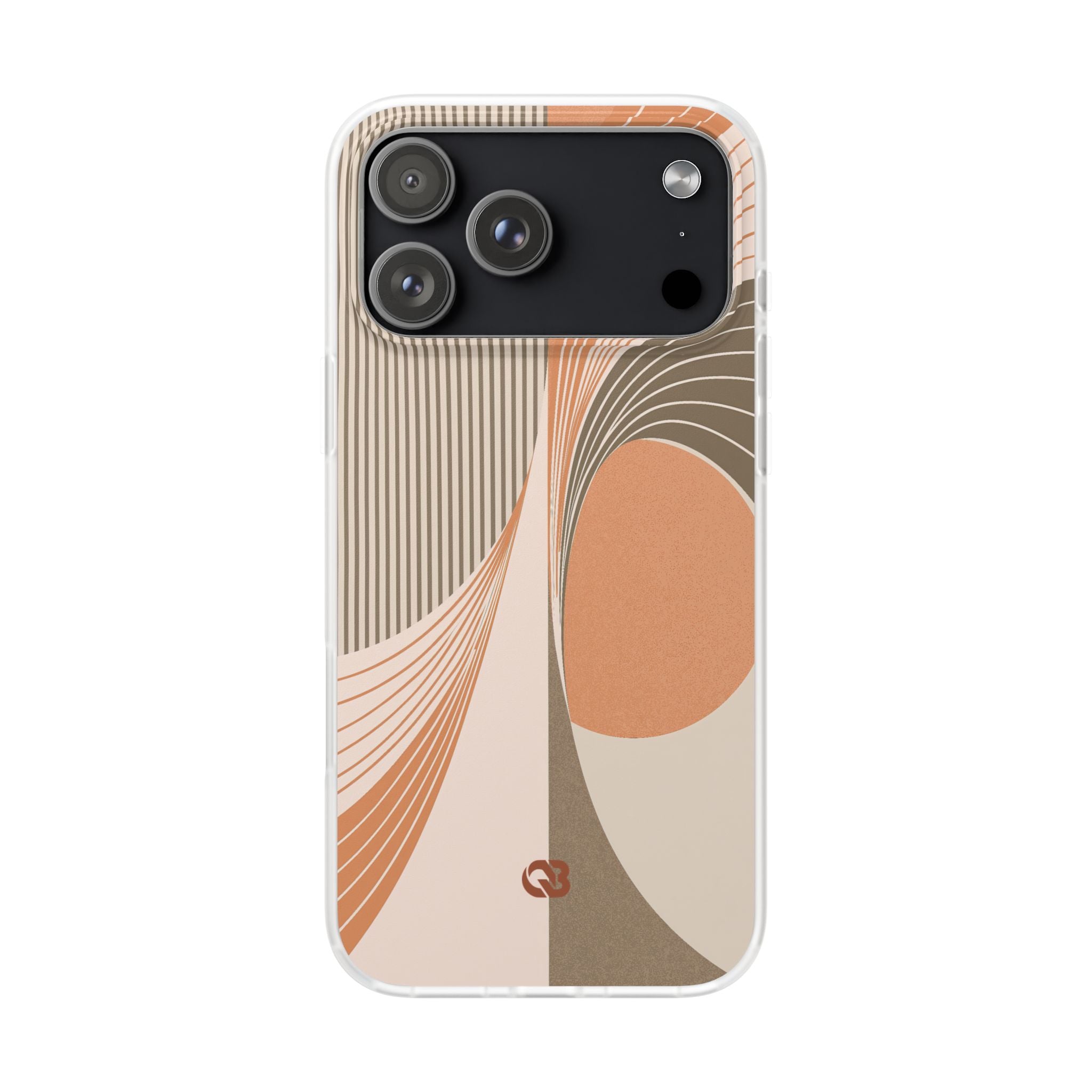 Orange Lite Phone Case for iPhone - Desert Arc Horizon