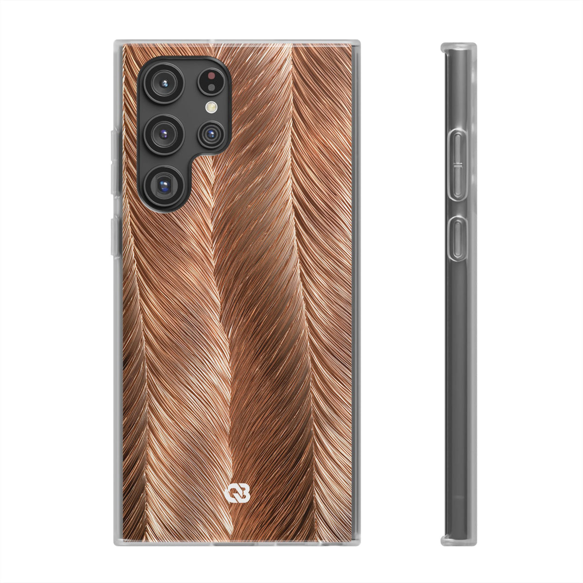Rose Gold Weave · Lite Phone Case for Samsung · Brown