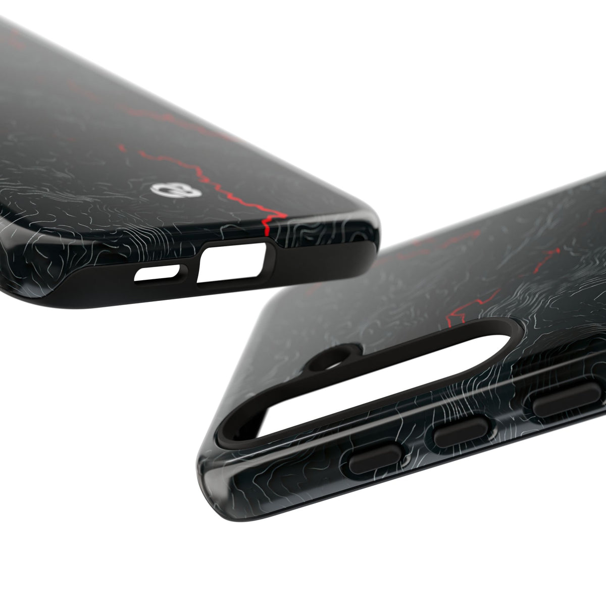 Crimson Rift · Tough Phone Case for Samsung · Black