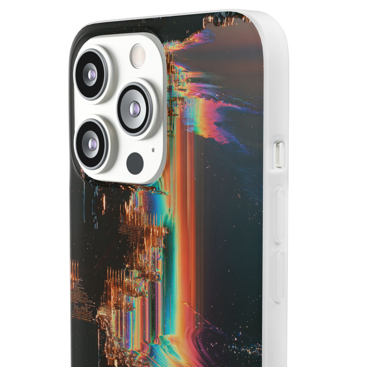 Prismatic Circuit · Lite Phone Case for iPhone · Black
