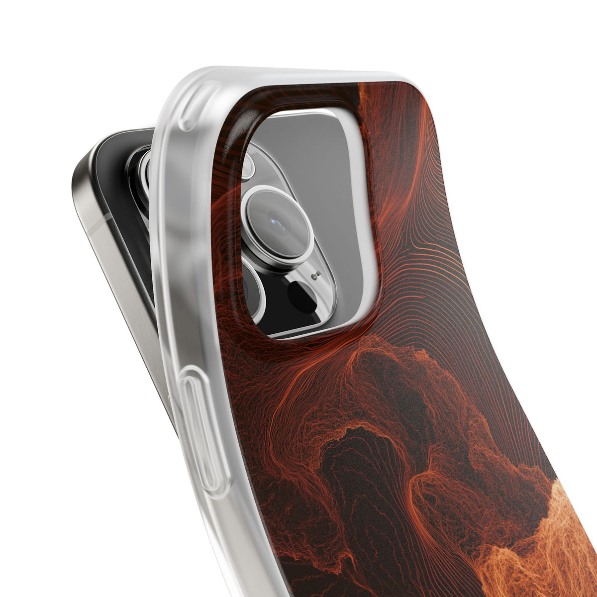 Amber Filament · Lite Phone Case for iPhone · Orange