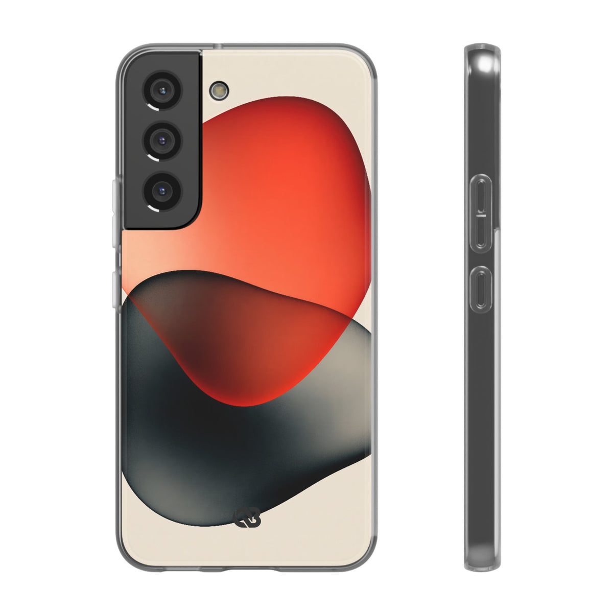 Translucent Crimson Form · Lite Phone Case for Samsung · Red