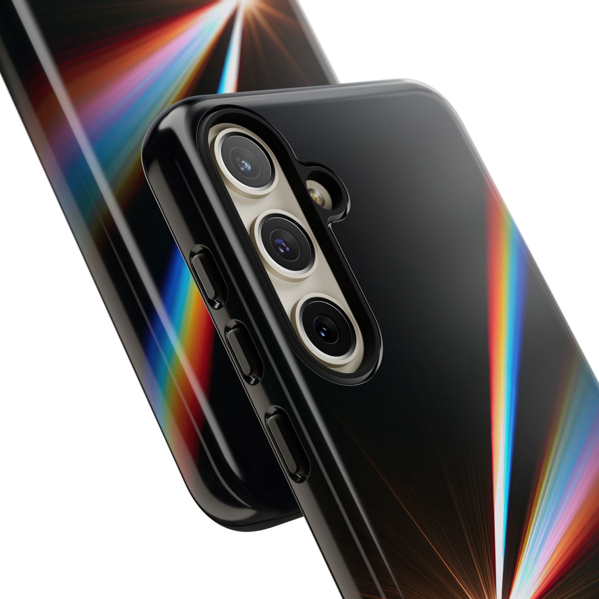 Spectral Refraction · Tough Phone Case for Samsung · Black