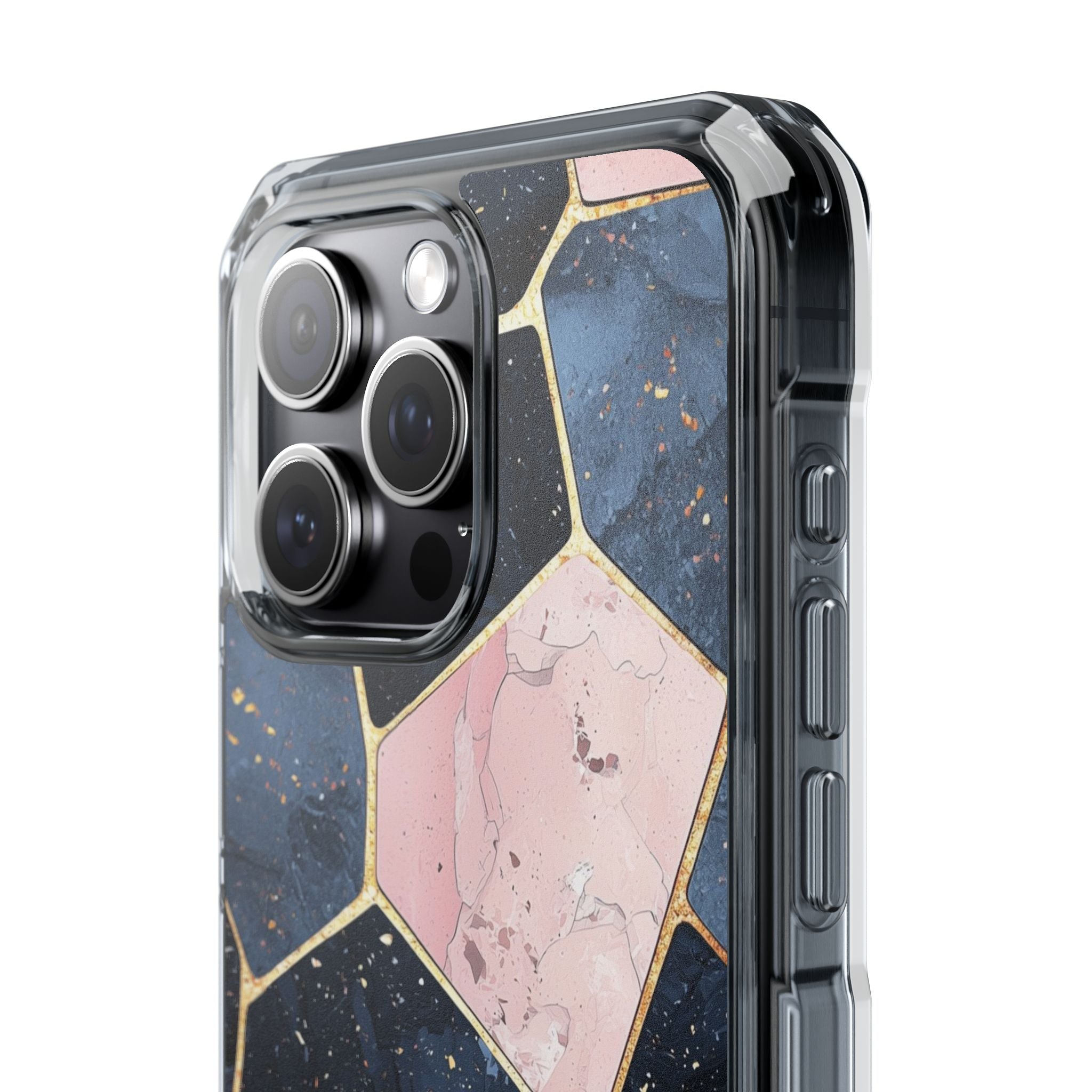 Golden Mosaic iPhone 15 Pro Max Skal - Impact