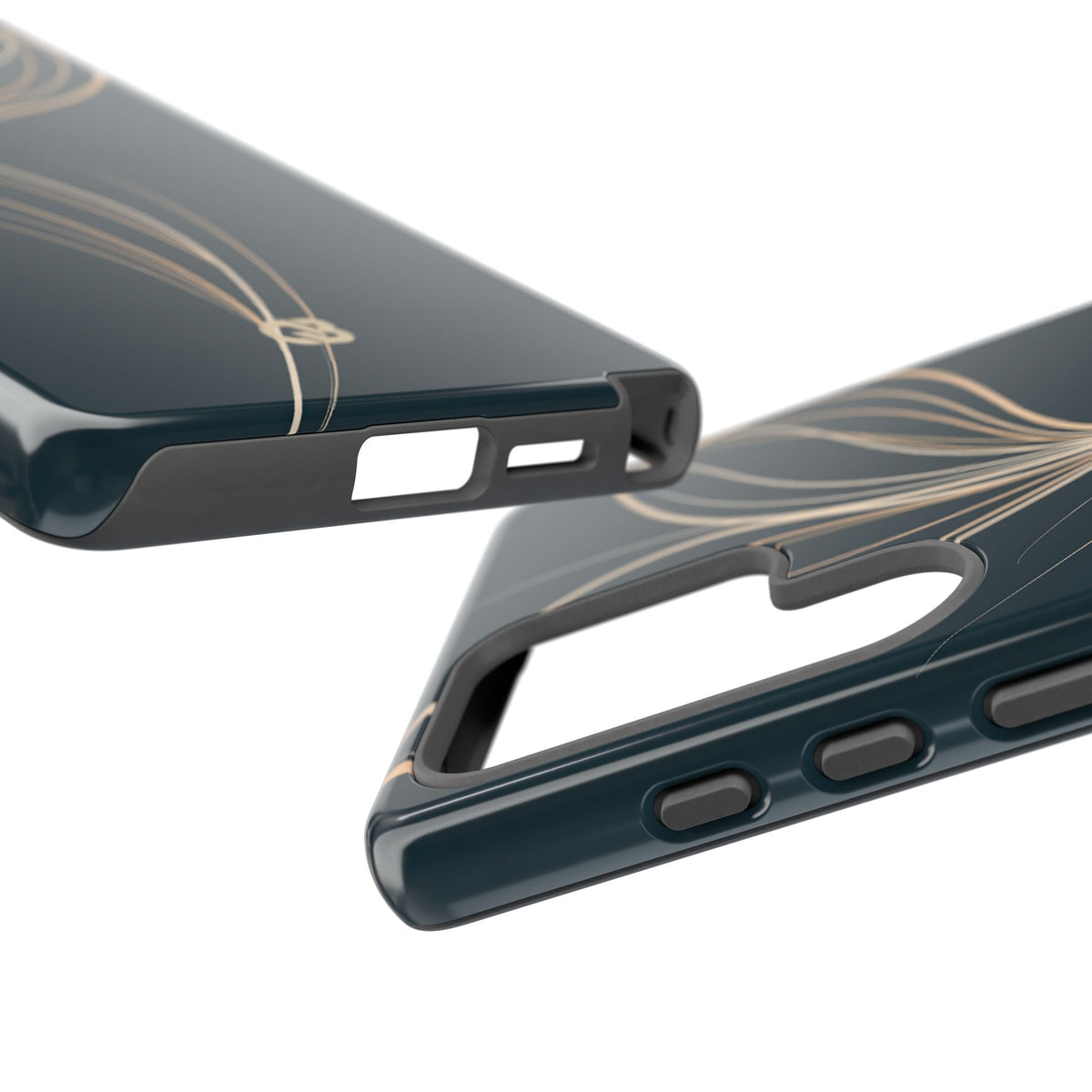Botanical Contour · Tough Phone Case for Samsung · Teal