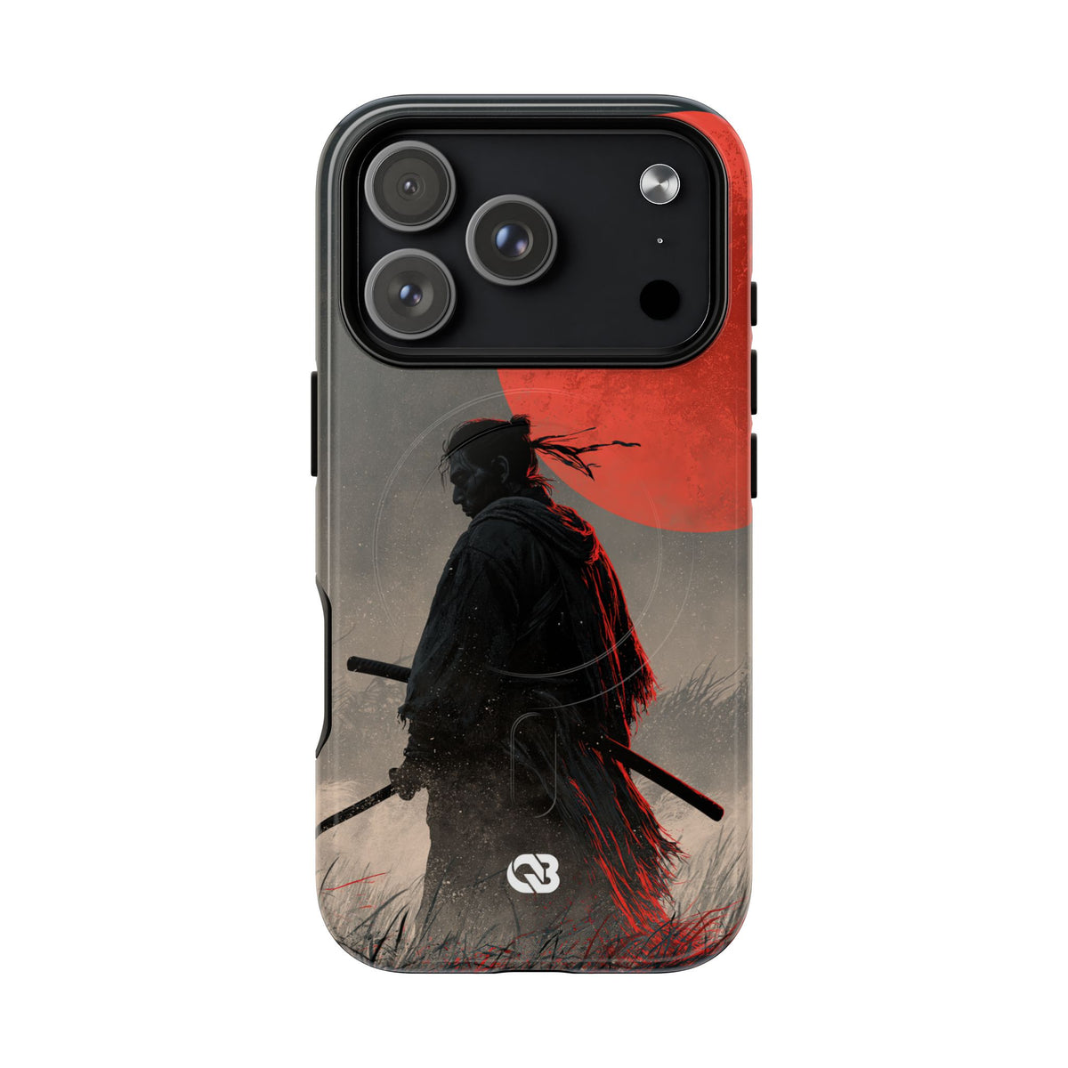 Crimson Moon Ronin · Tough 2.0 Magnetic Phone Case for iPhone · Black