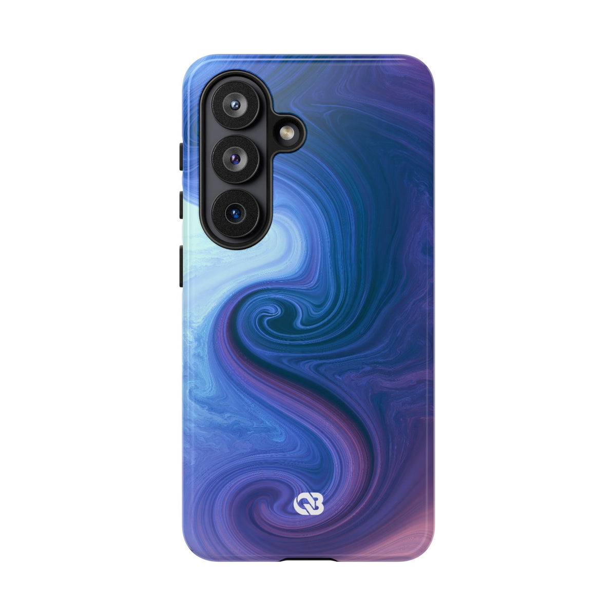 Azure Fluid Swirl · Tough Phone Case for Samsung · Blue