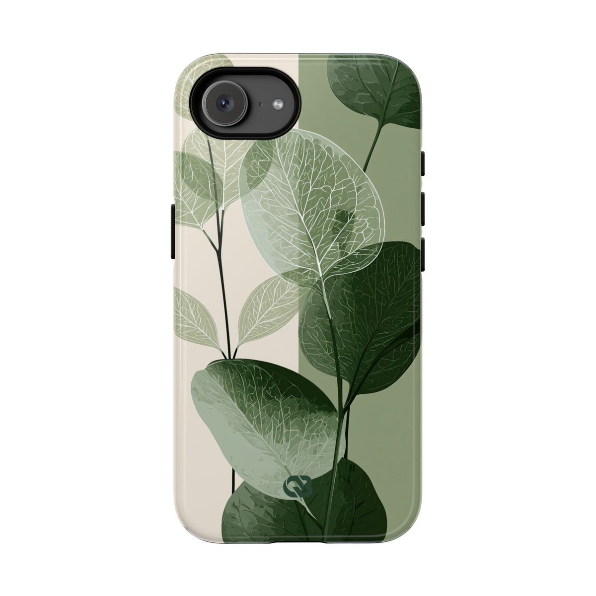 Layered Eucalyptus Study · Tough Phone Case for iPhone · Green