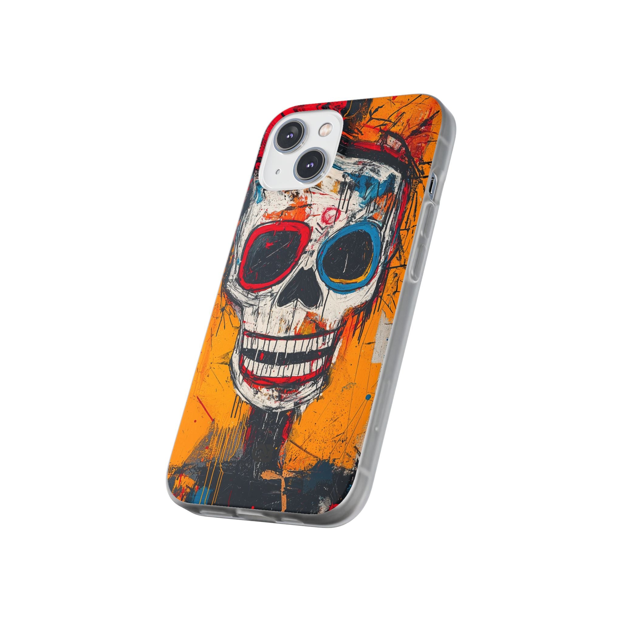 Vivid Graffiti Skull · Soft Custodia per iPhone