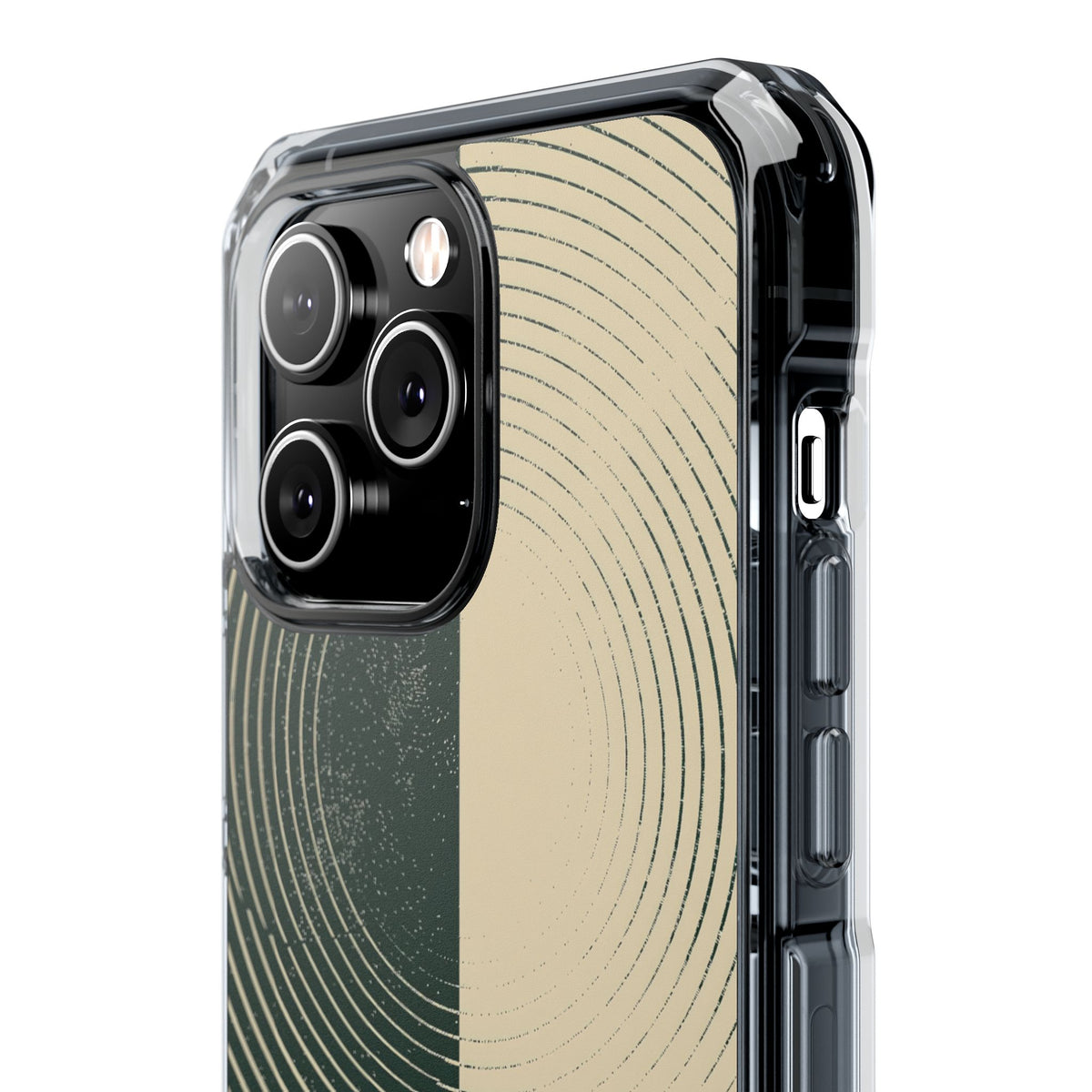 Green Impact MagSafe Phone Case for iPhone - Evergreen Split Grain