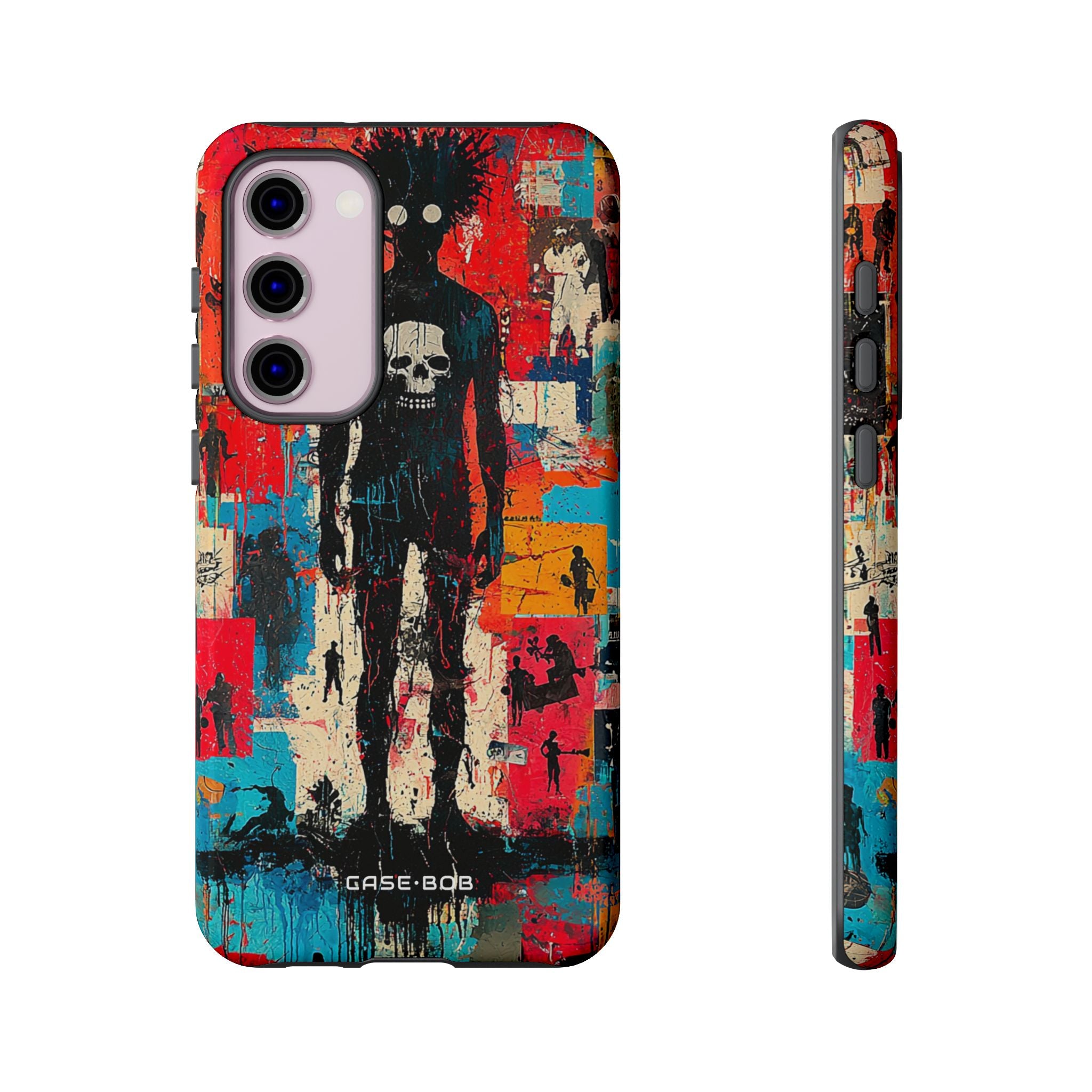 Spiky Skull Silhouette Samsung S23 Plus Case - Tough