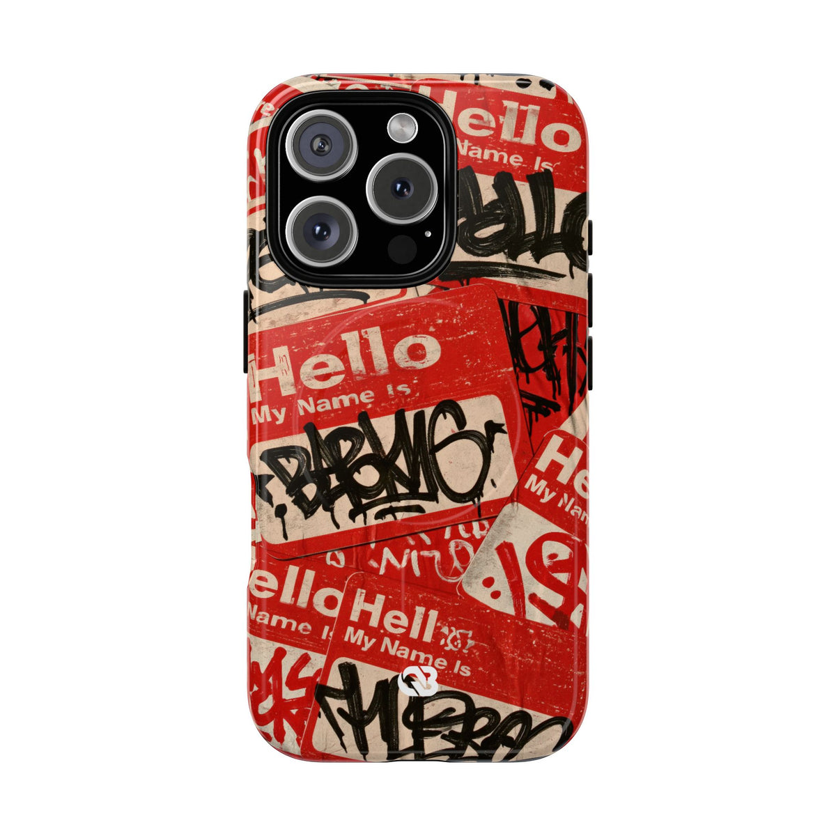 Slap Tag Collage · Tough 2.0 Magnetic Phone Case for iPhone · Red