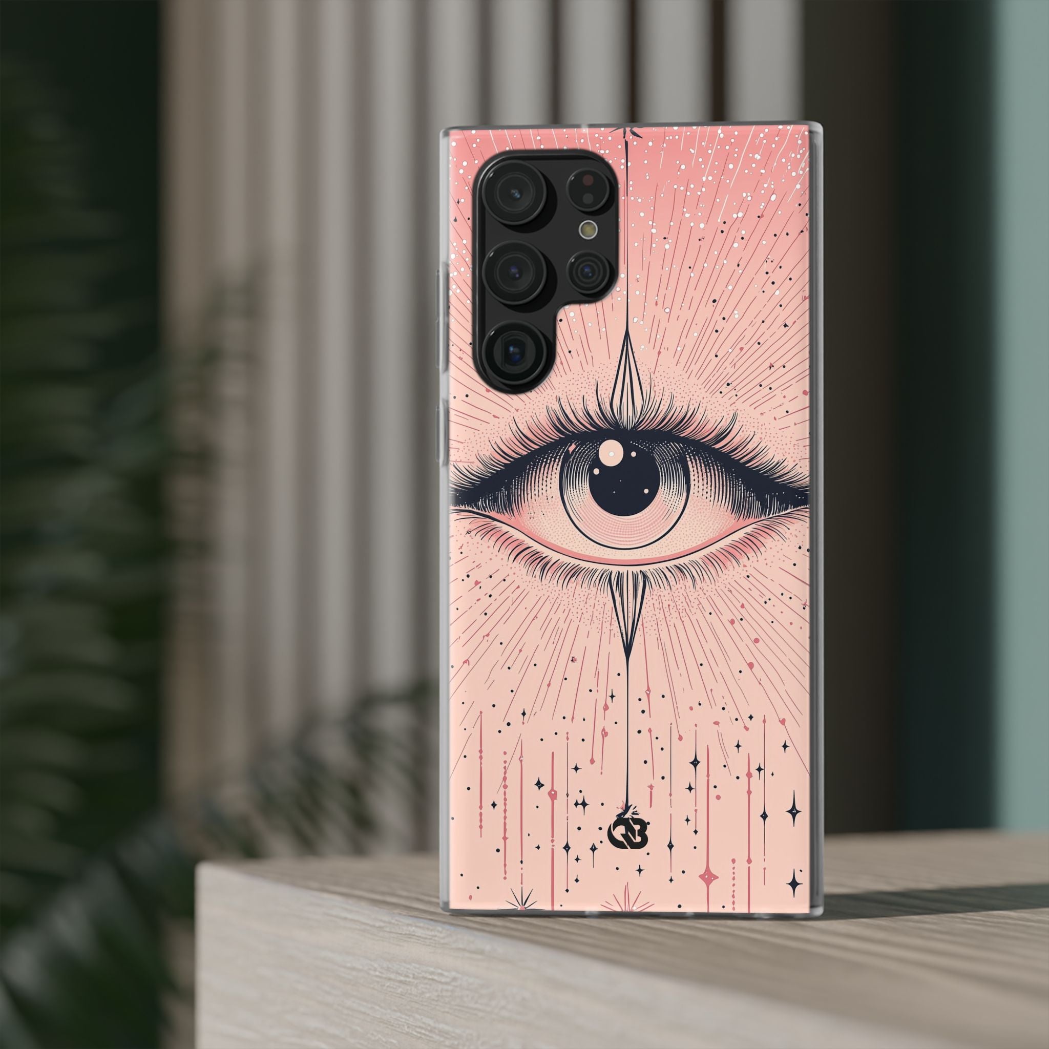 Obsidian Cosmic Gaze · Soft Coque de téléphone pour Samsung