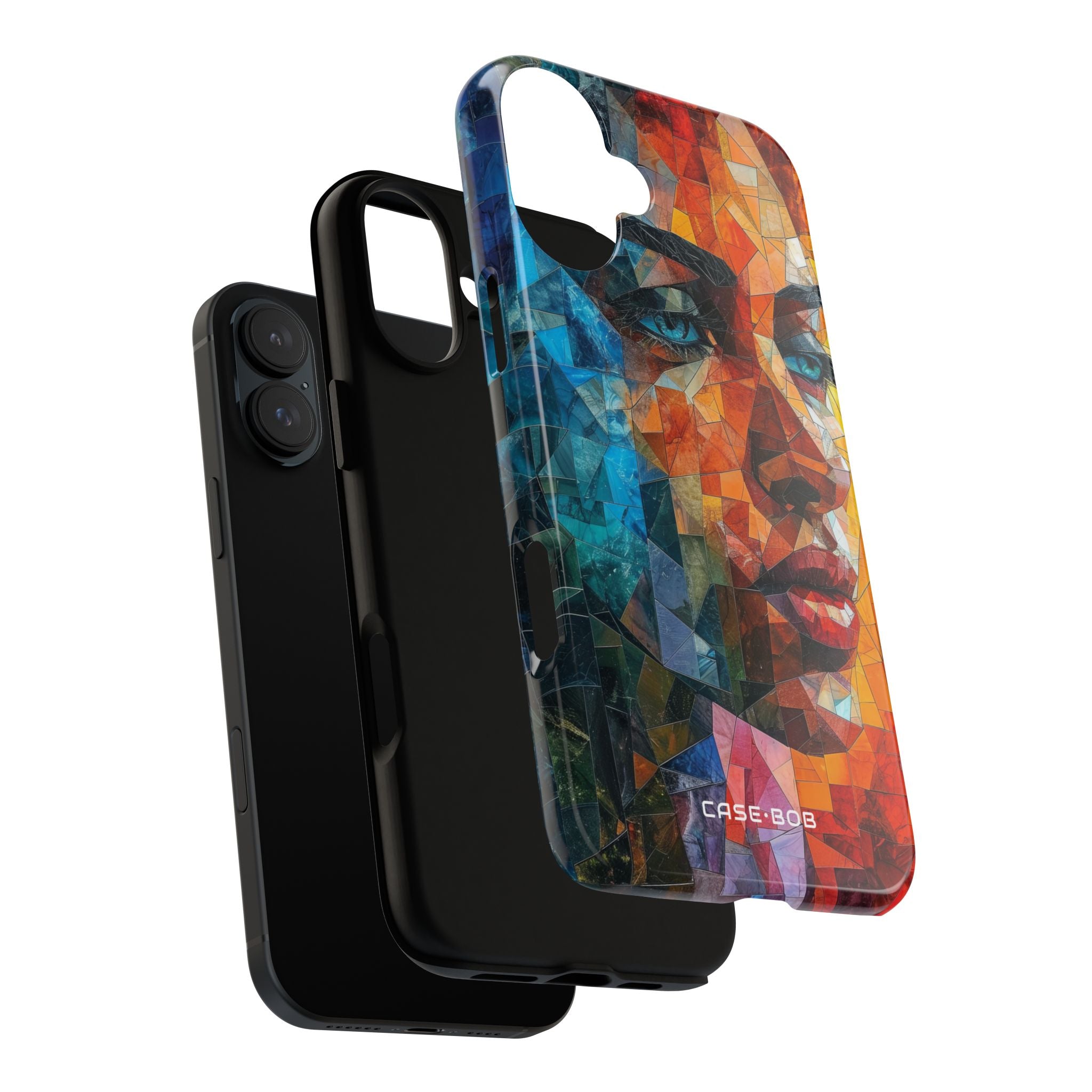 Mosaic Gaze iPhone 16 Plus Case - Tough