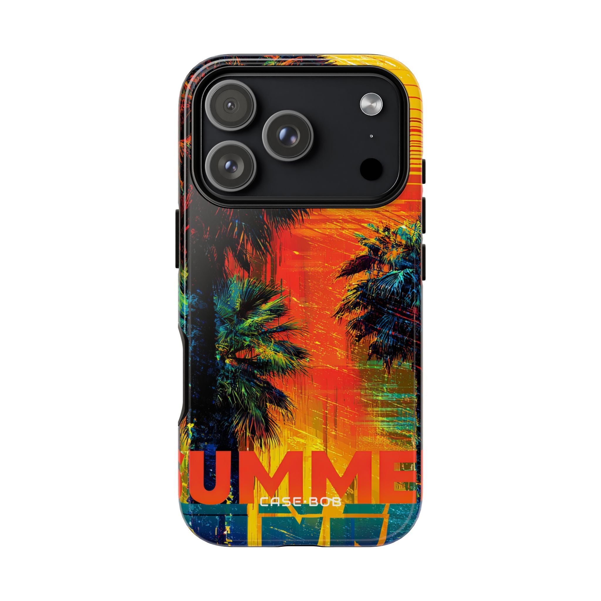 Tropical Sunburst iPhone 17 Pro Case - Tough - CASE•BOB