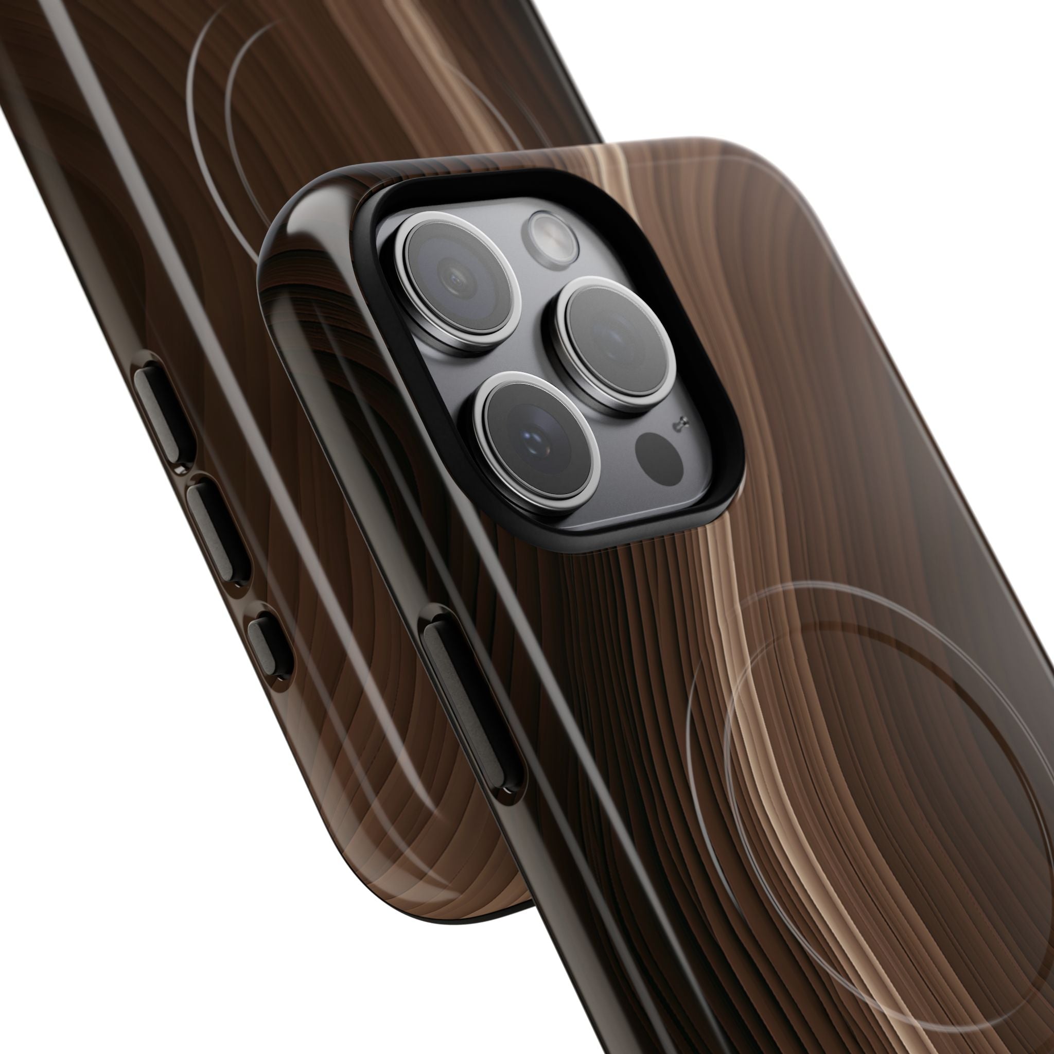Brown Tough 2.0 Magsafe Phone Case for iPhone - Bronzed Canyon Relief