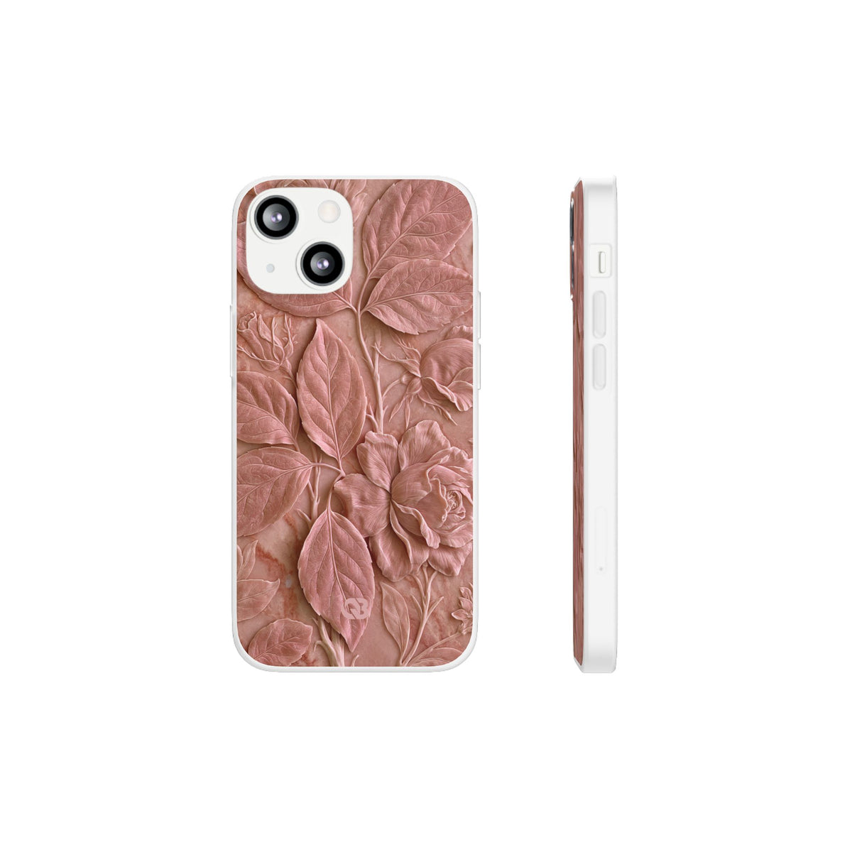 Blush Rose Relief · Lite Phone Case for iPhone · Pink