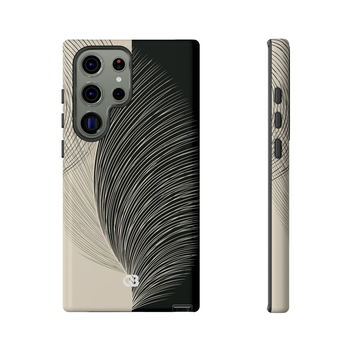 Minimal Frond Study · Tough Phone Case for Samsung · Black
