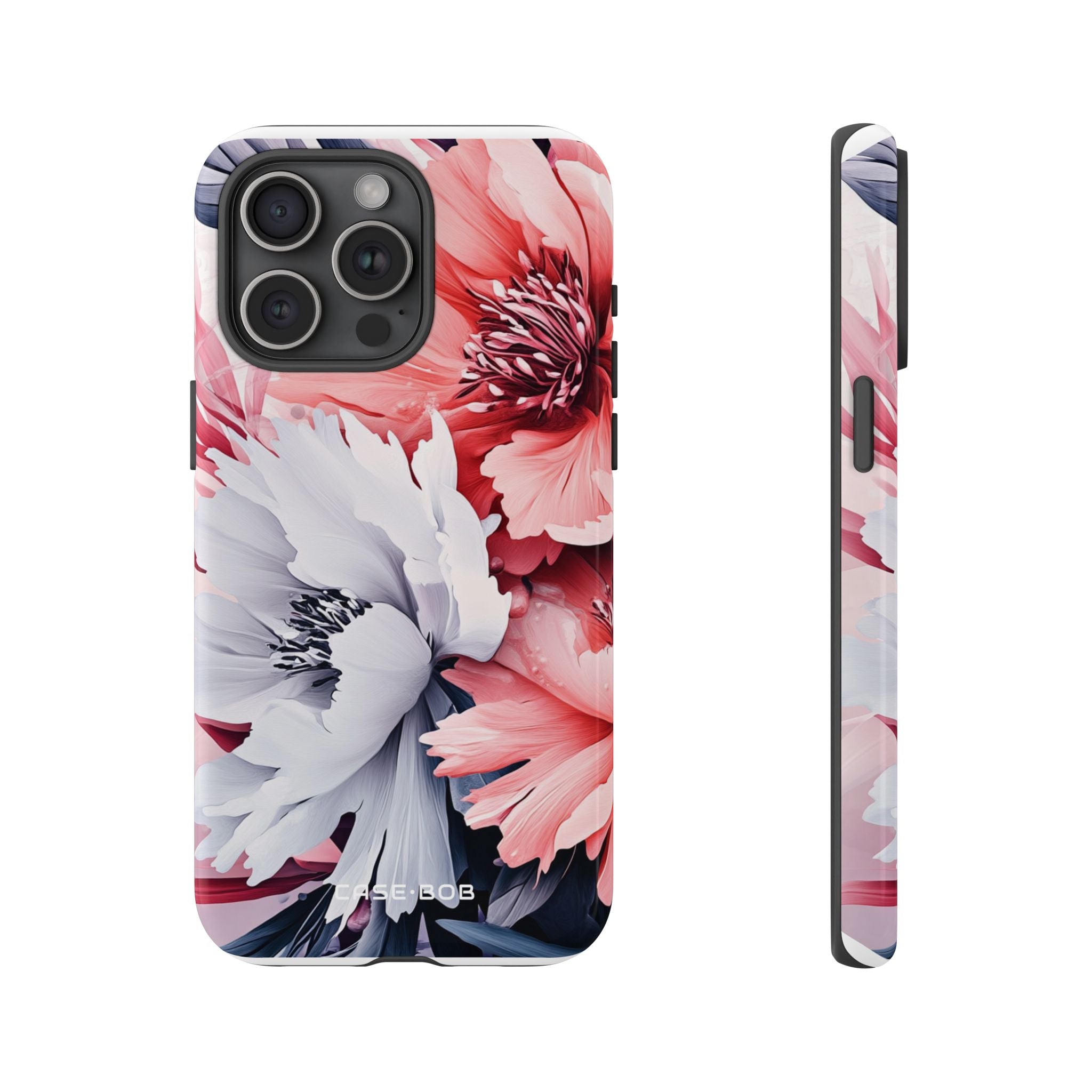 Coral Bloom iPhone 15 Pro Max Case - Tough