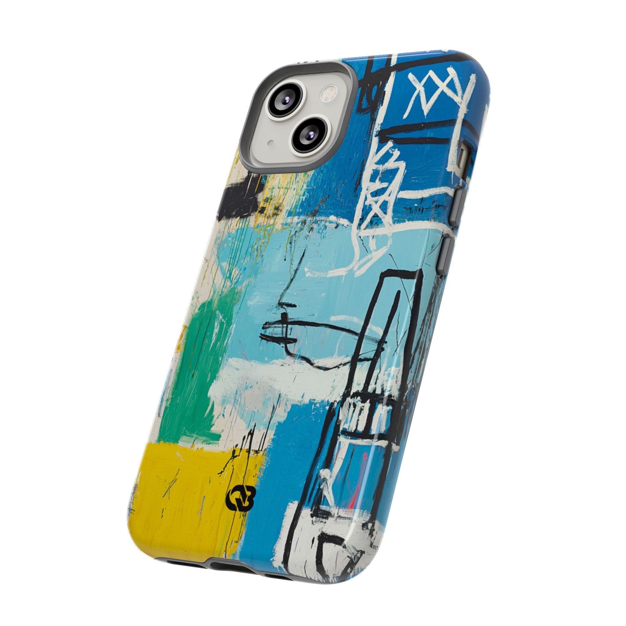 Azure Urban Scribble · Tough Phone Case for iPhone
