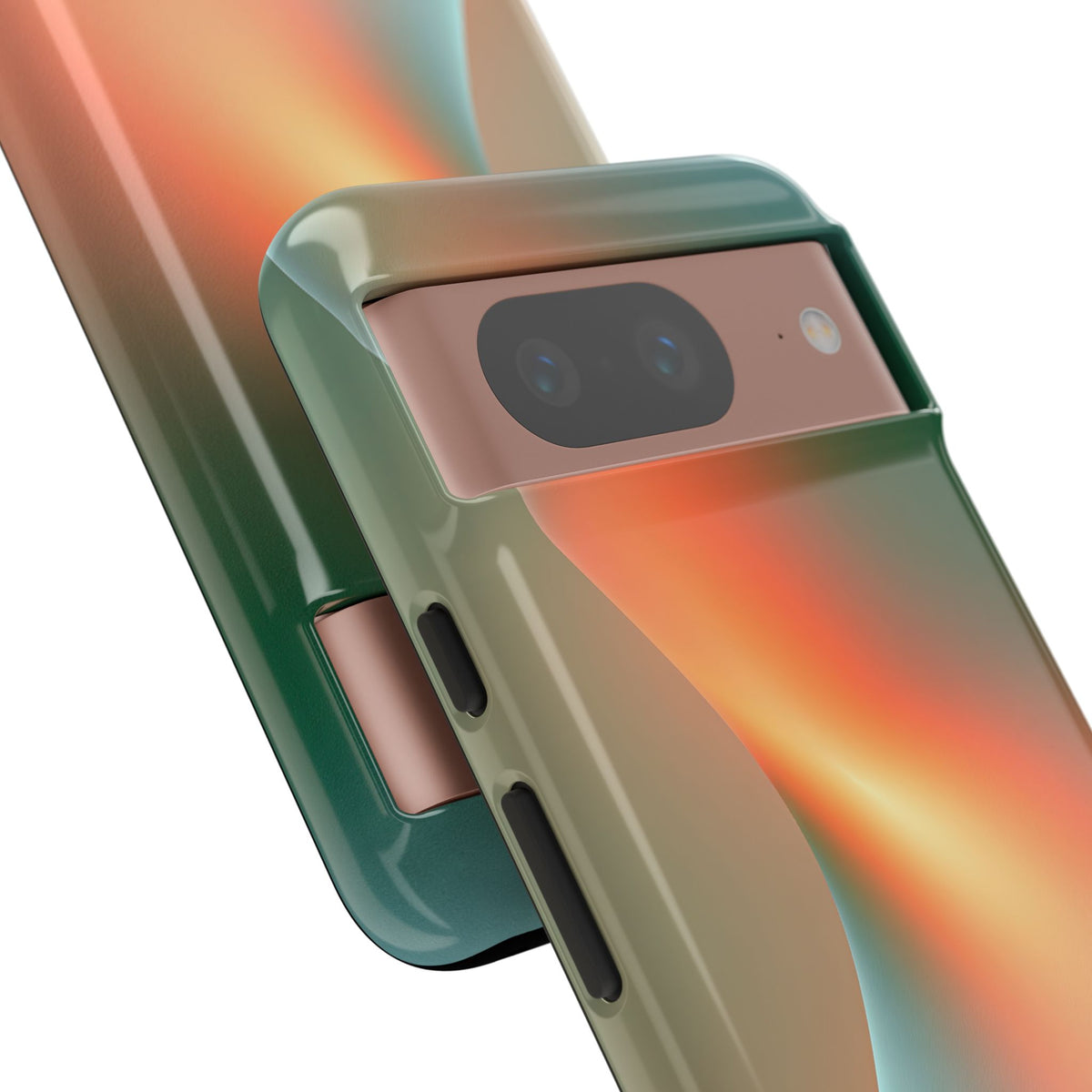 Radiant Contour · Tough Phone Case for Pixel · Orange