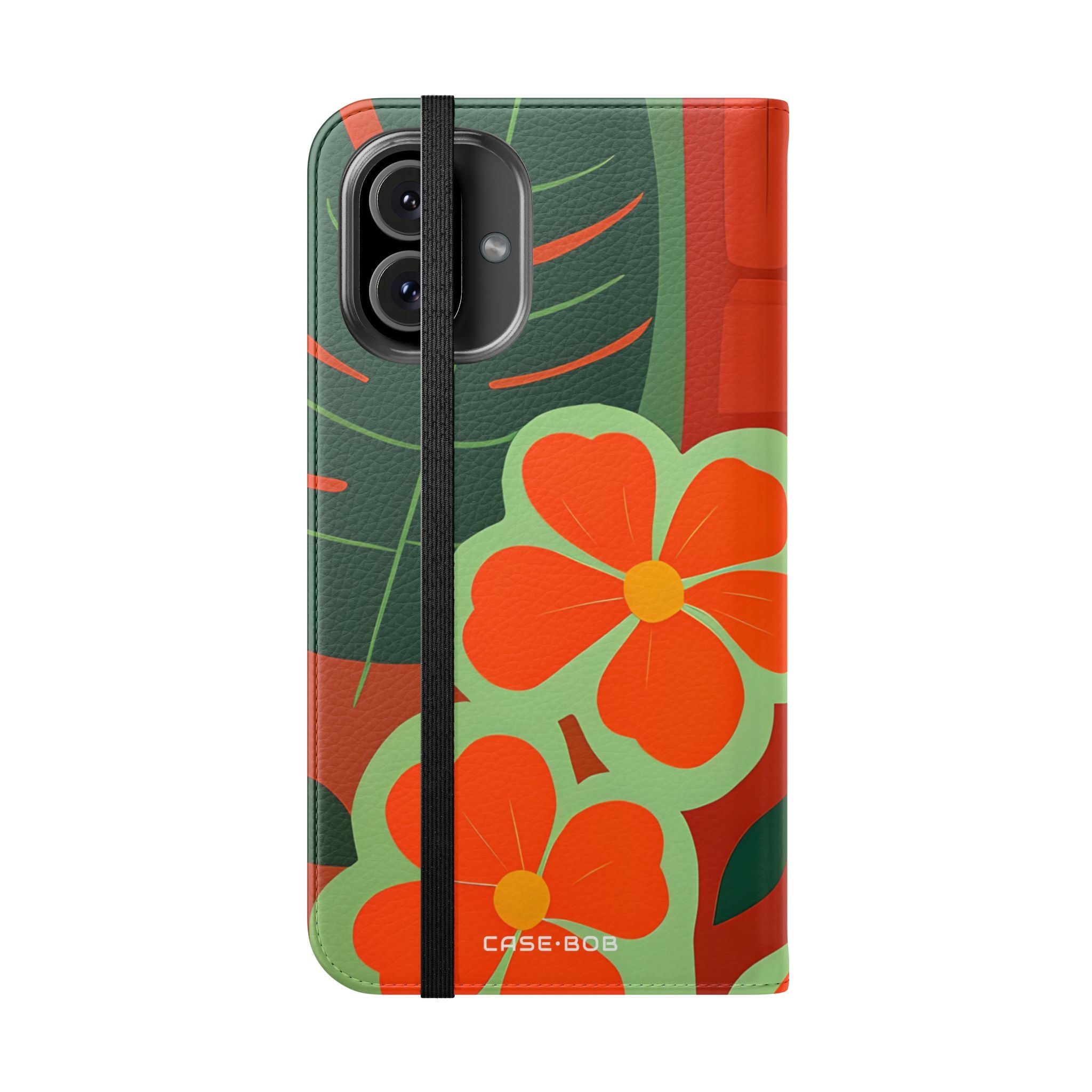Orange Blossom Mosaic - iPhone 16 Plus Case - Wallet