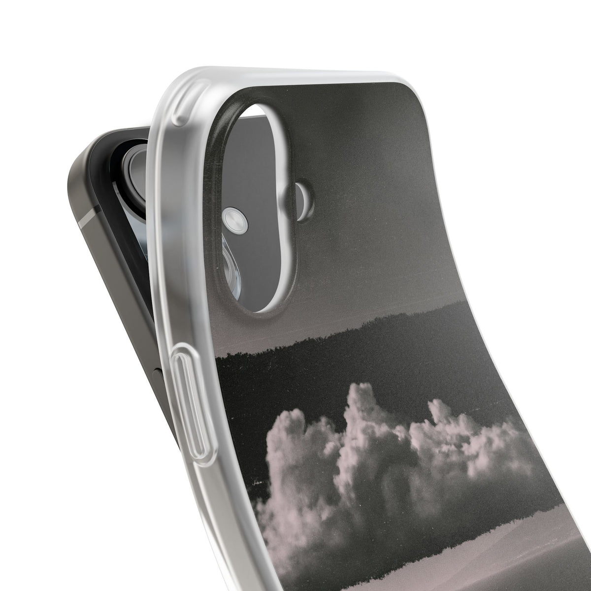 Crimson Horizon · Lite Phone Case for iPhone · Black
