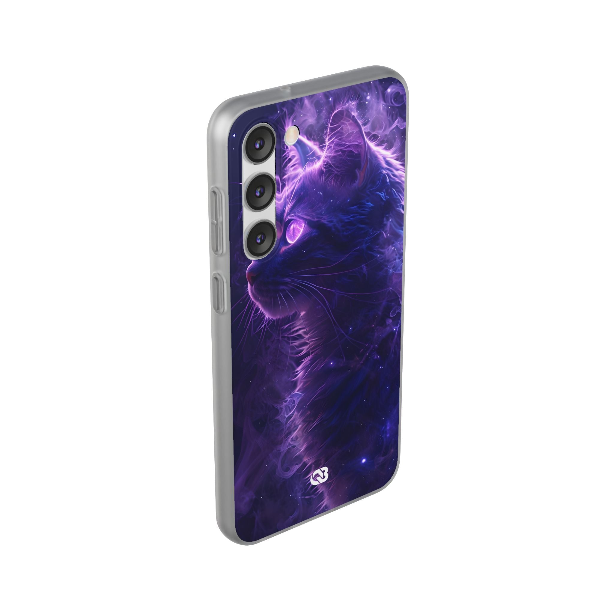 Purple Void Feline · Soft Custodia per Samsung