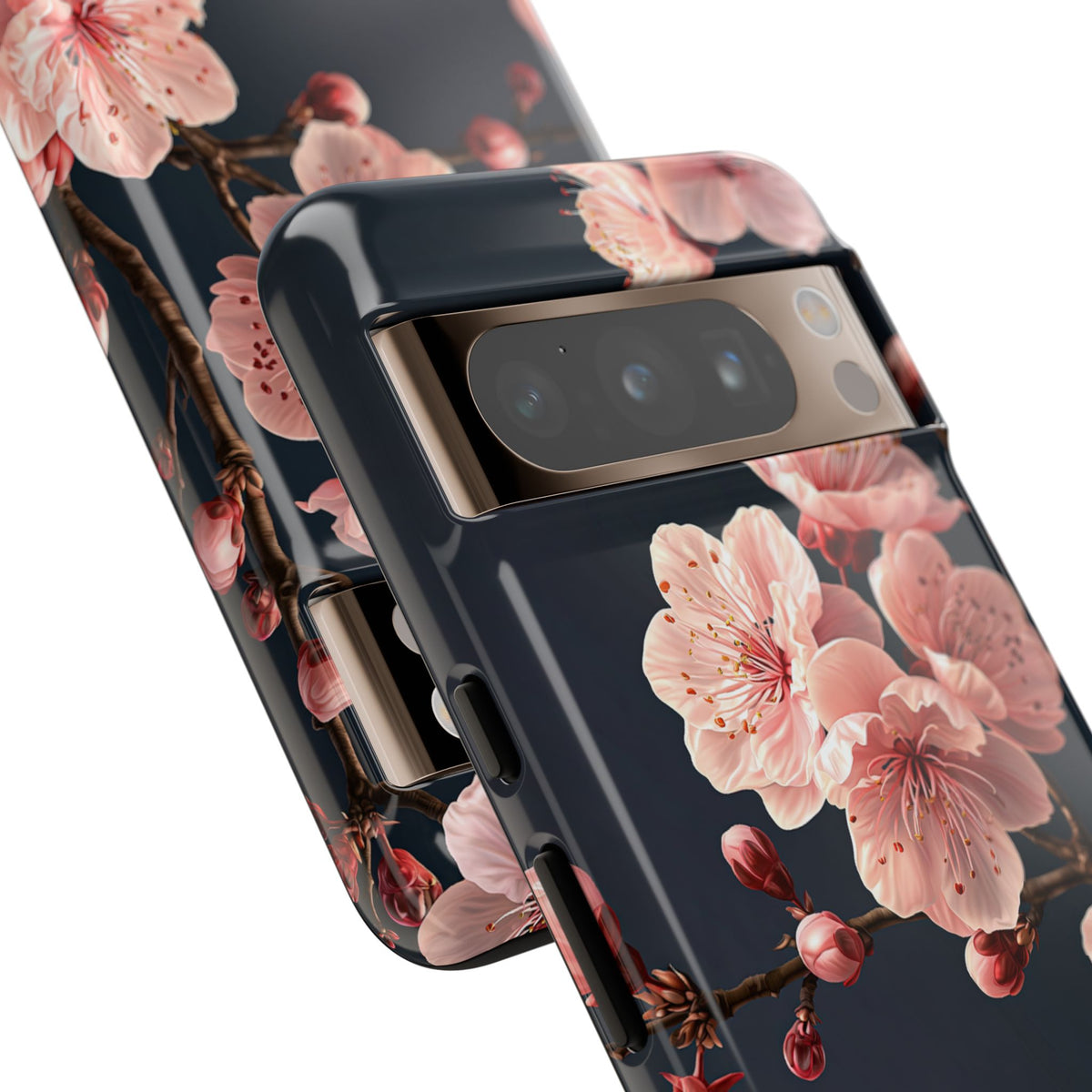 Midnight Sakura Bloom · Tough Phone Case for Pixel · Pink