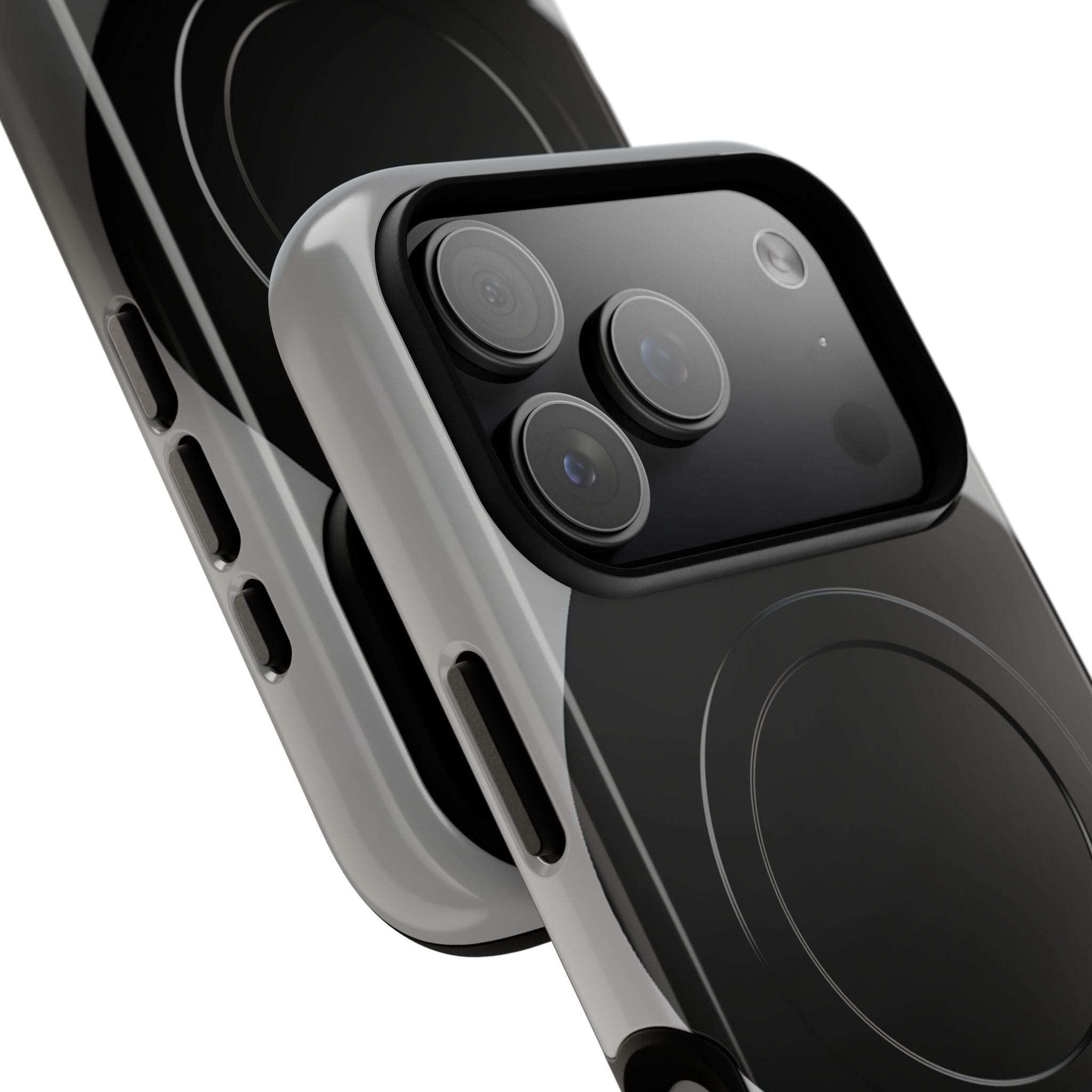 Grey Tough 2.0 Magsafe Phone Case for iPhone - Matte Onyx Sphere