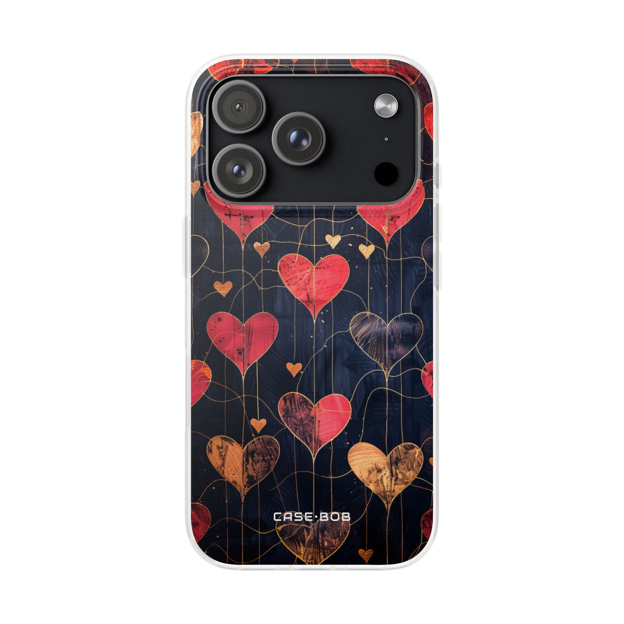 Golden Hearts Network iPhone 17 Pro Case - Soft - CASE•BOB