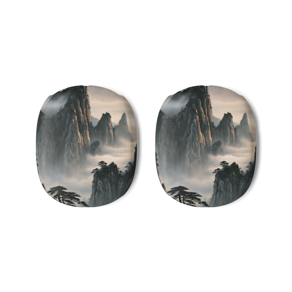 Sacred Mountain Mist · Hard Case for AirPods Max · Beige