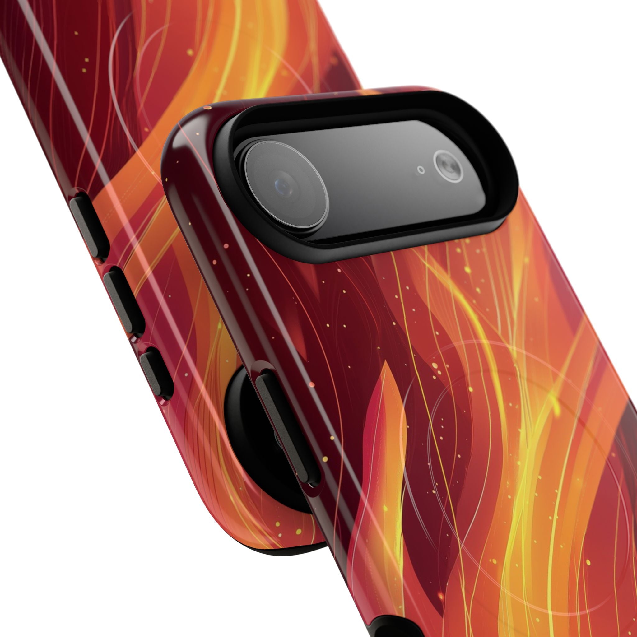 Flaming Flow iPhone 17 Air Case - Tough+ - CASE•BOB
